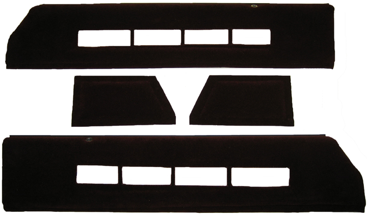 1983 Oldsmobile Cutlass Calais Hurst Upper Door Panel Set, Charcoal ...