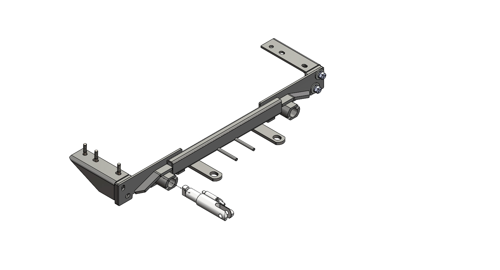 Blue Ox BX1117 - Tow Bar Base Plate, Black, Powder Coat