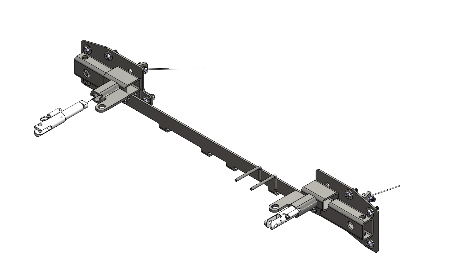 Blue Ox BX1149 - Tow Bar Base Plate, Powder Coat
