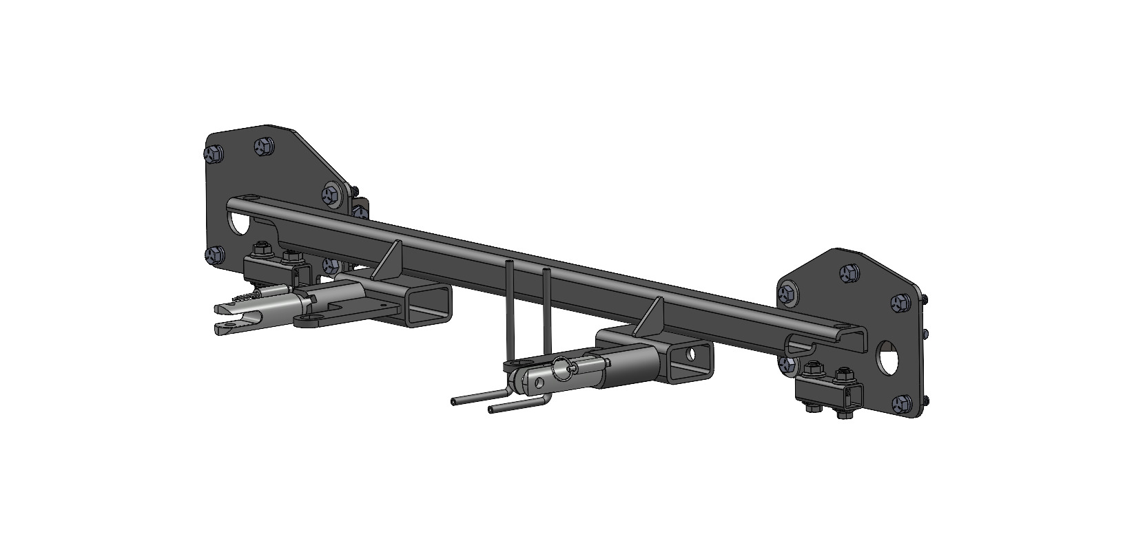 Blue Ox BX1157 - Tow Bar Base Plate, Black, Powder Coat