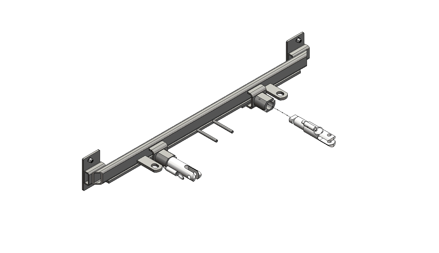 Blue Ox BX1303 - Tow Bar Base Plate, Black, Powder Coat