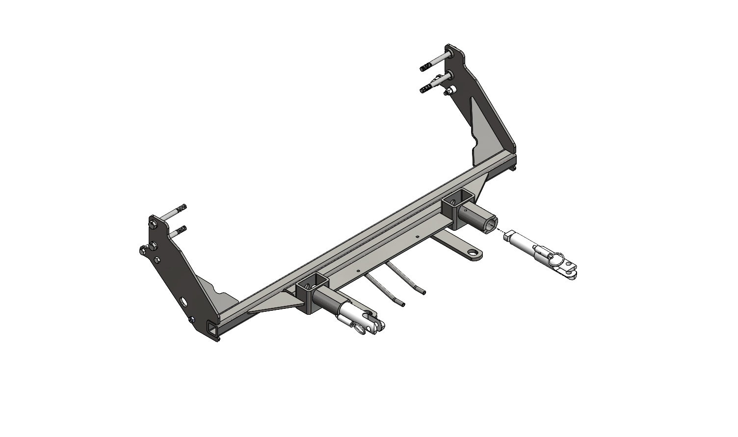 Blue Ox BX1316 - Tow Bar Base Plate, Black, Powder Coat
