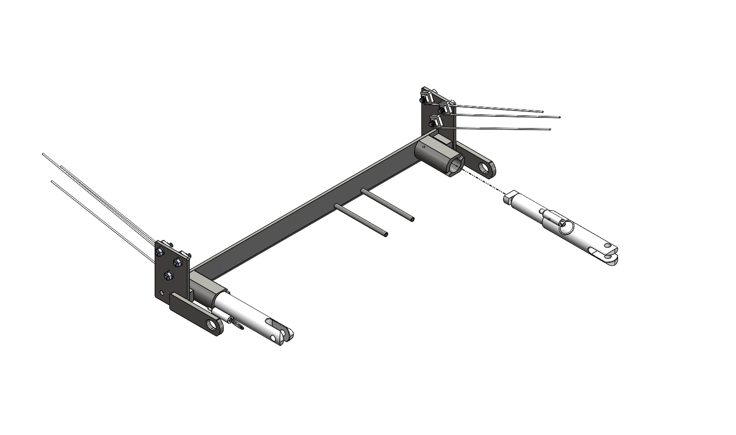 Blue Ox BX1636 - Tow Bar Base Plate, Black, Powder Coat