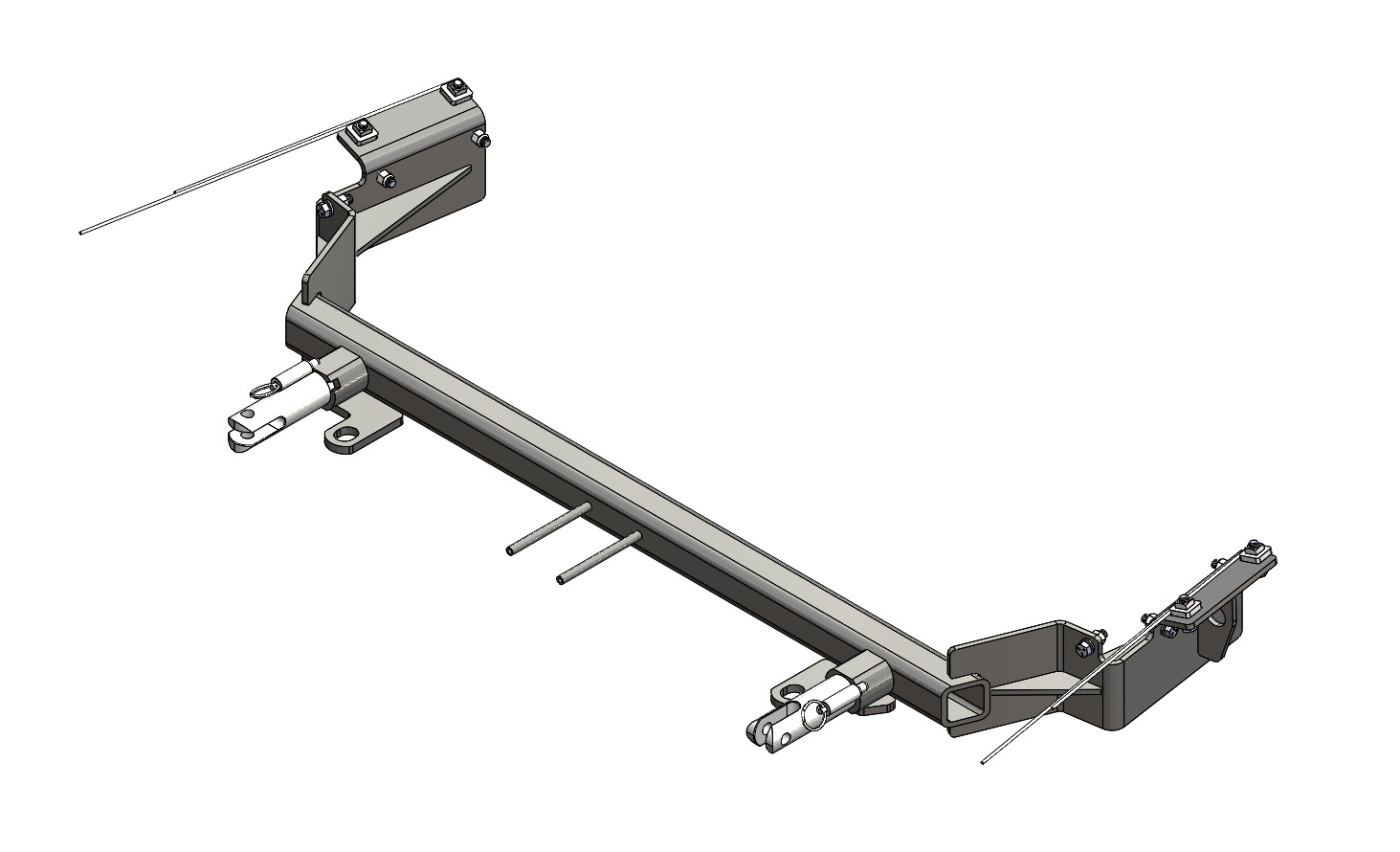 Blue Ox BX1756 - Tow Bar Base Plate, Powder Coat