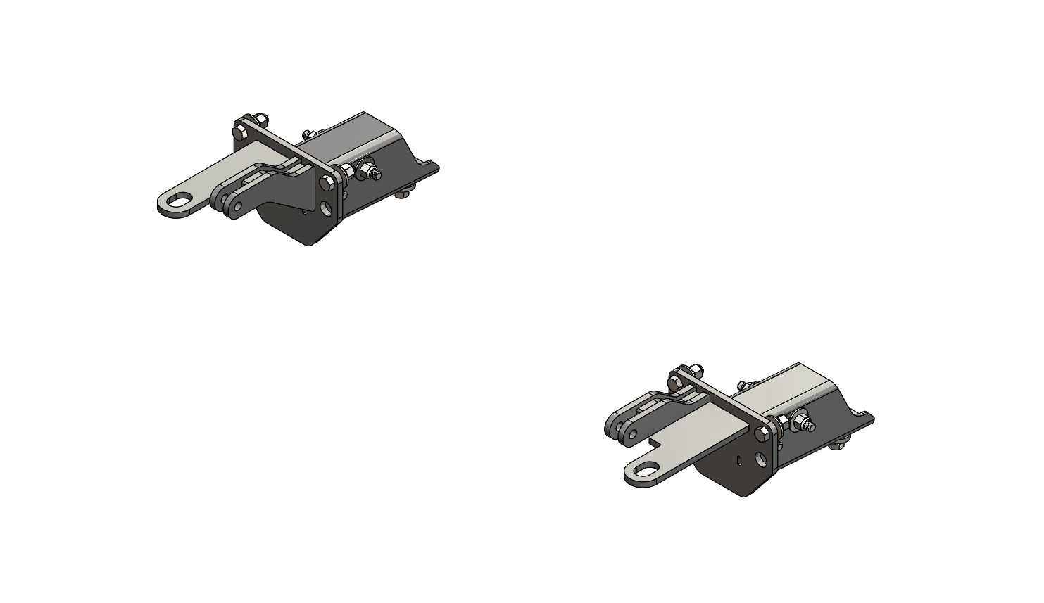 Blue Ox BX1762 - Tow Bar Base Plate, Powder Coat