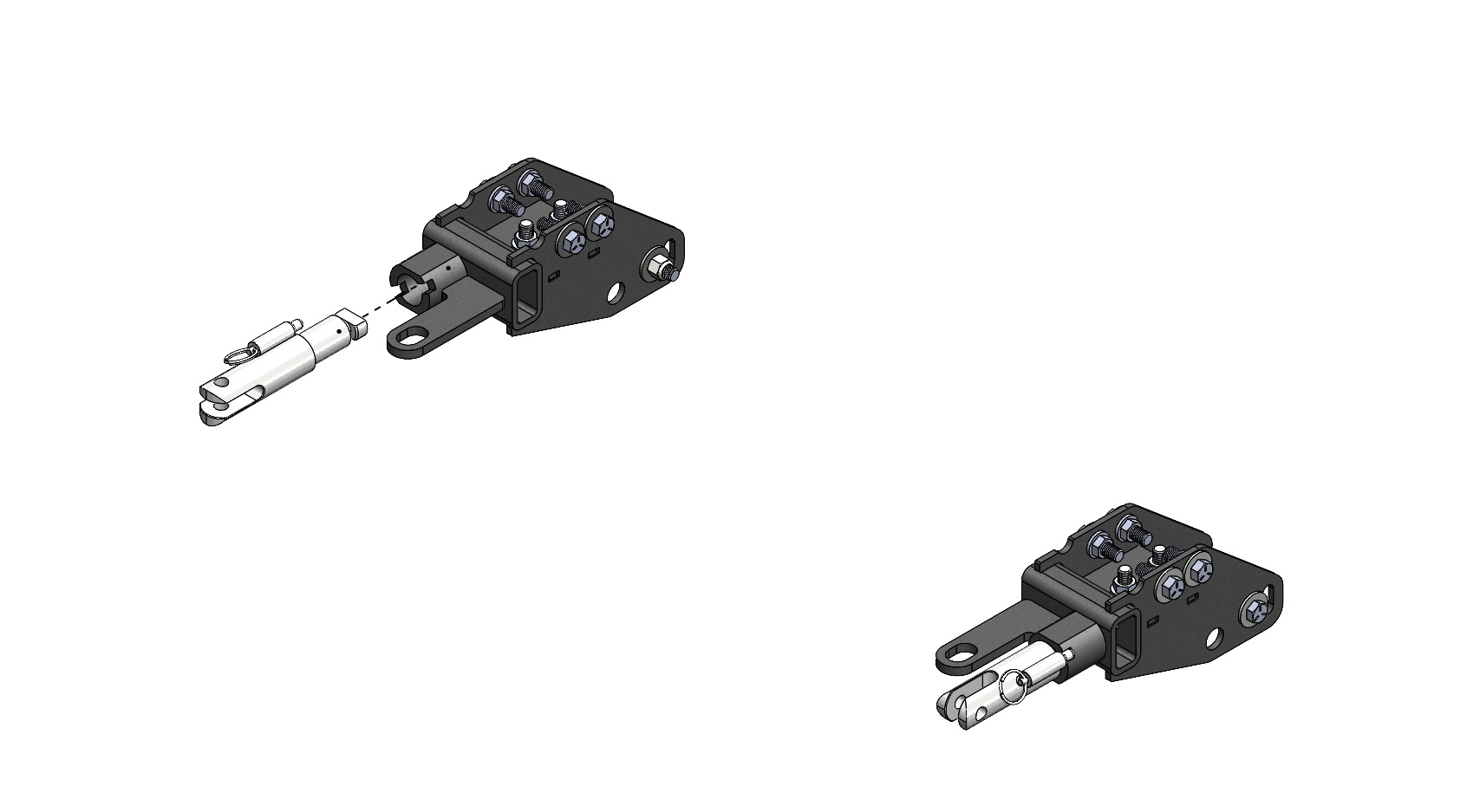Blue Ox BX1769 - Tow Bar Base Plate, Black, Powder Coat
