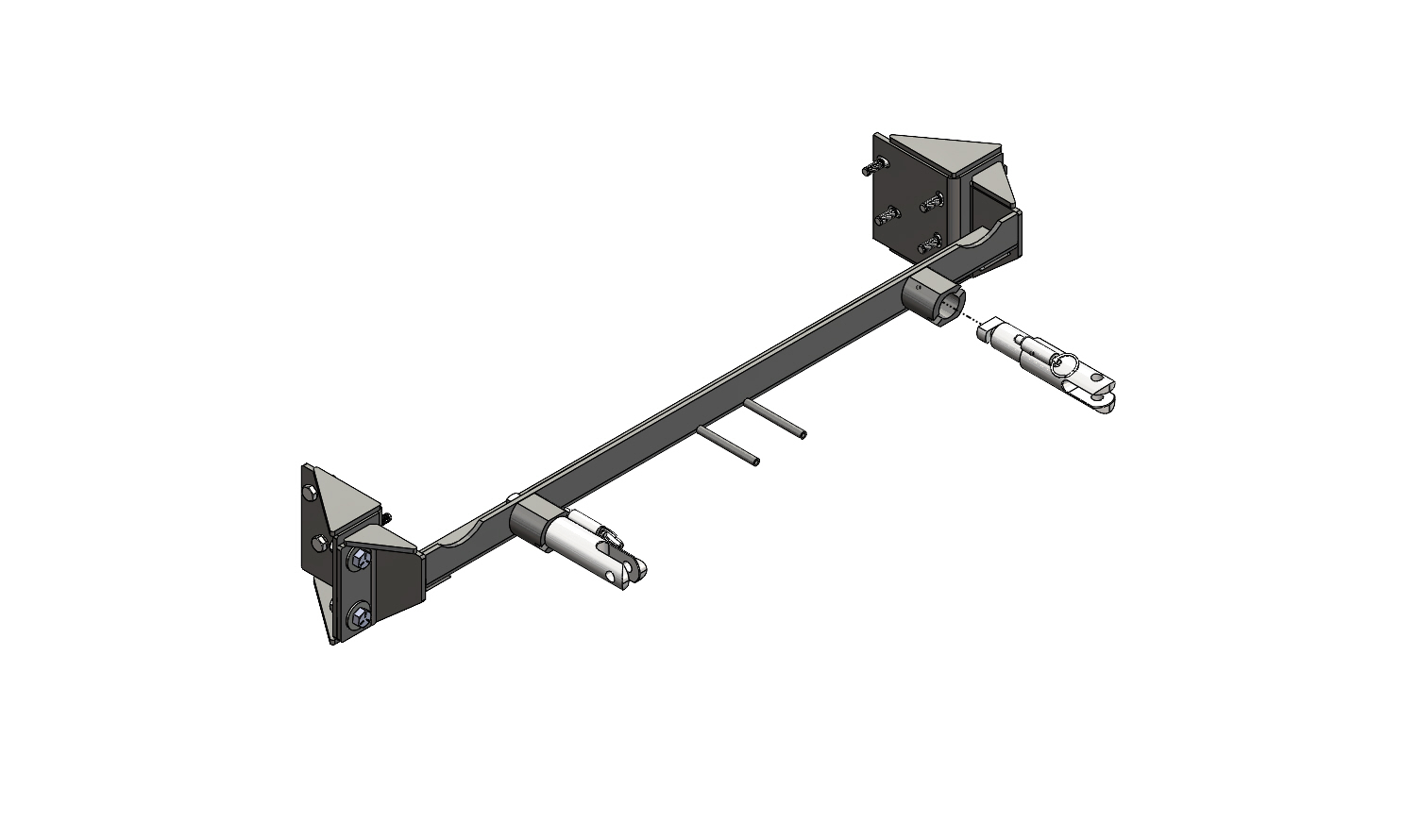 Blue Ox BX1826 - Tow Bar Base Plate, Black, Powder Coat