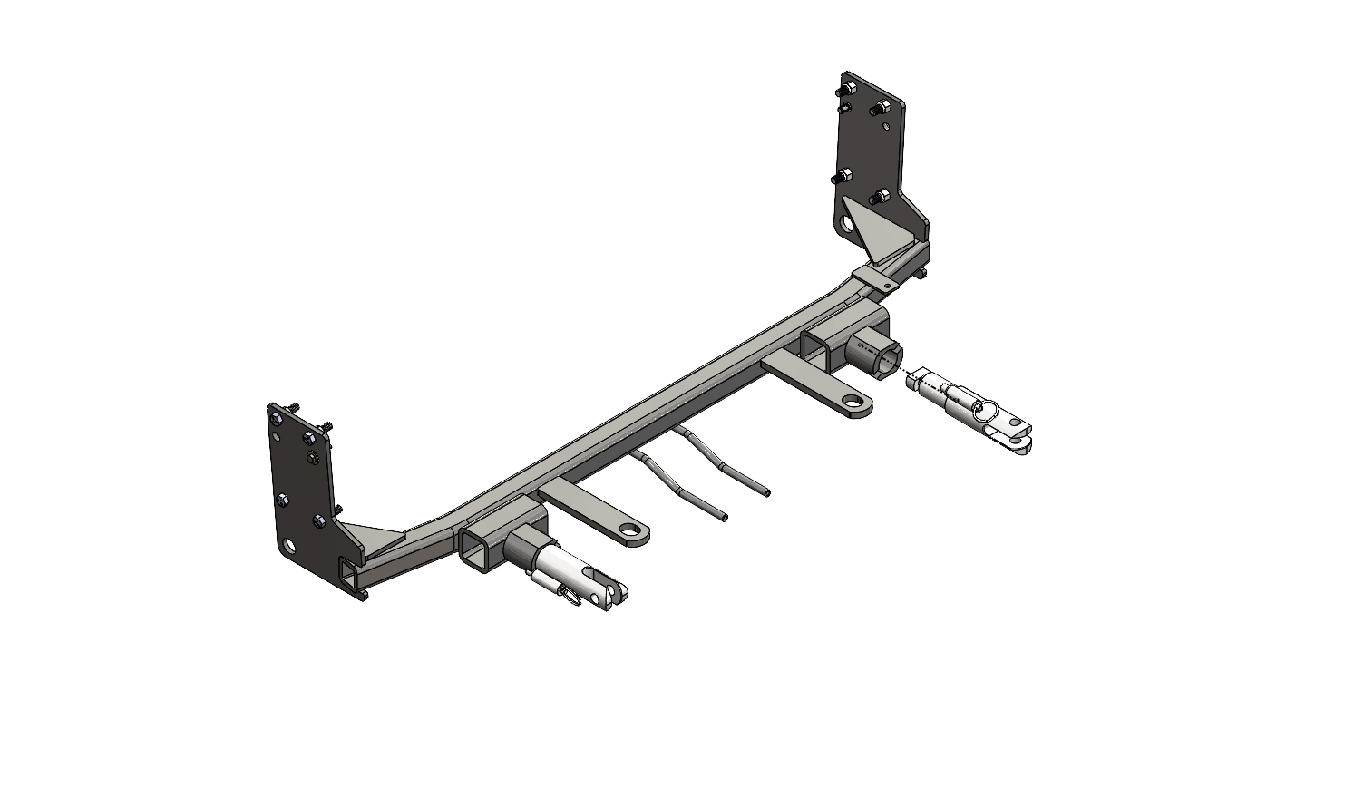 Blue Ox BX1854 - Tow Bar Base Plate, Black, Powder Coat