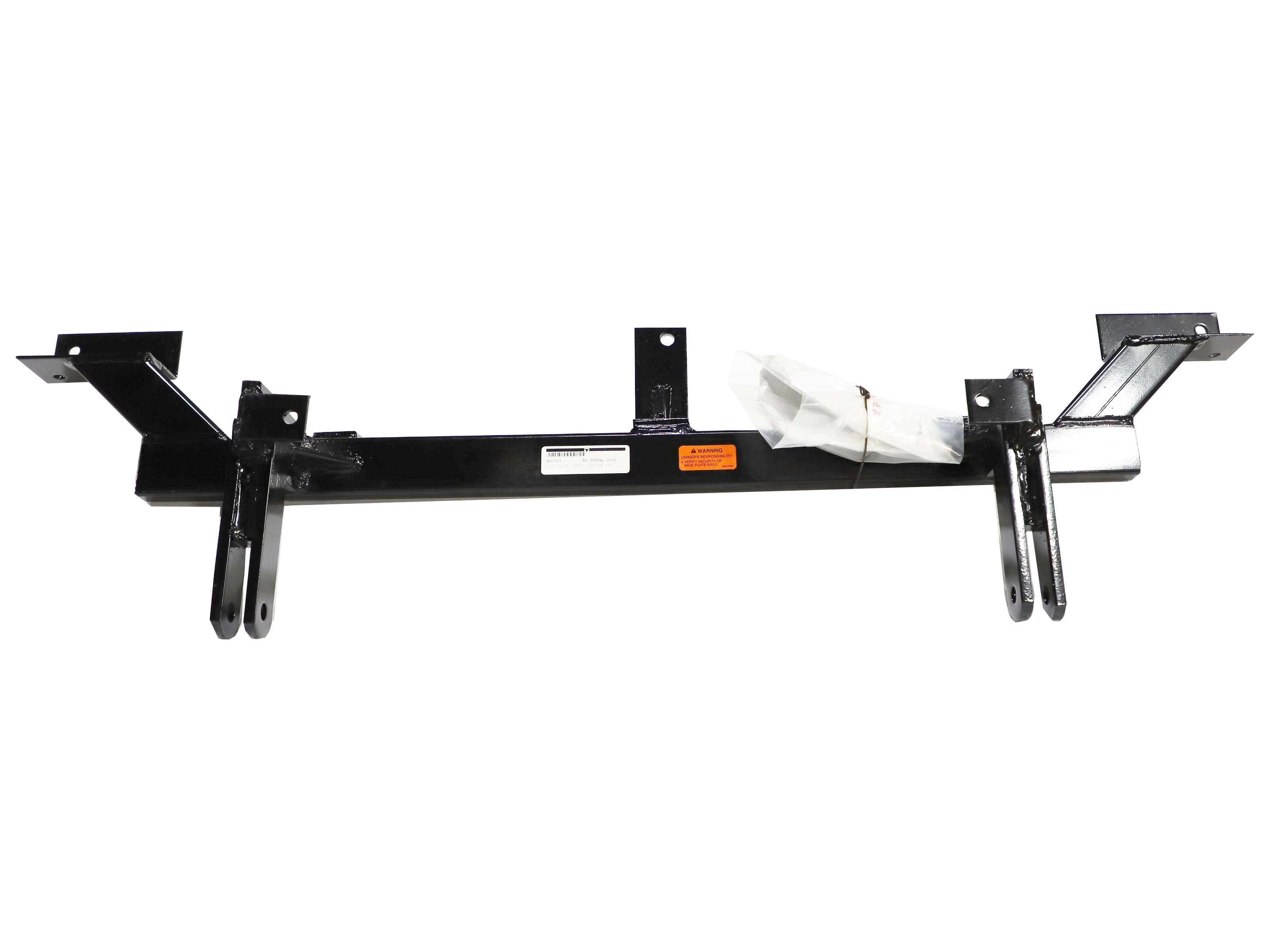 Blue Ox BX1923 - Tow Bar Base Plate, Black, Powder Coat