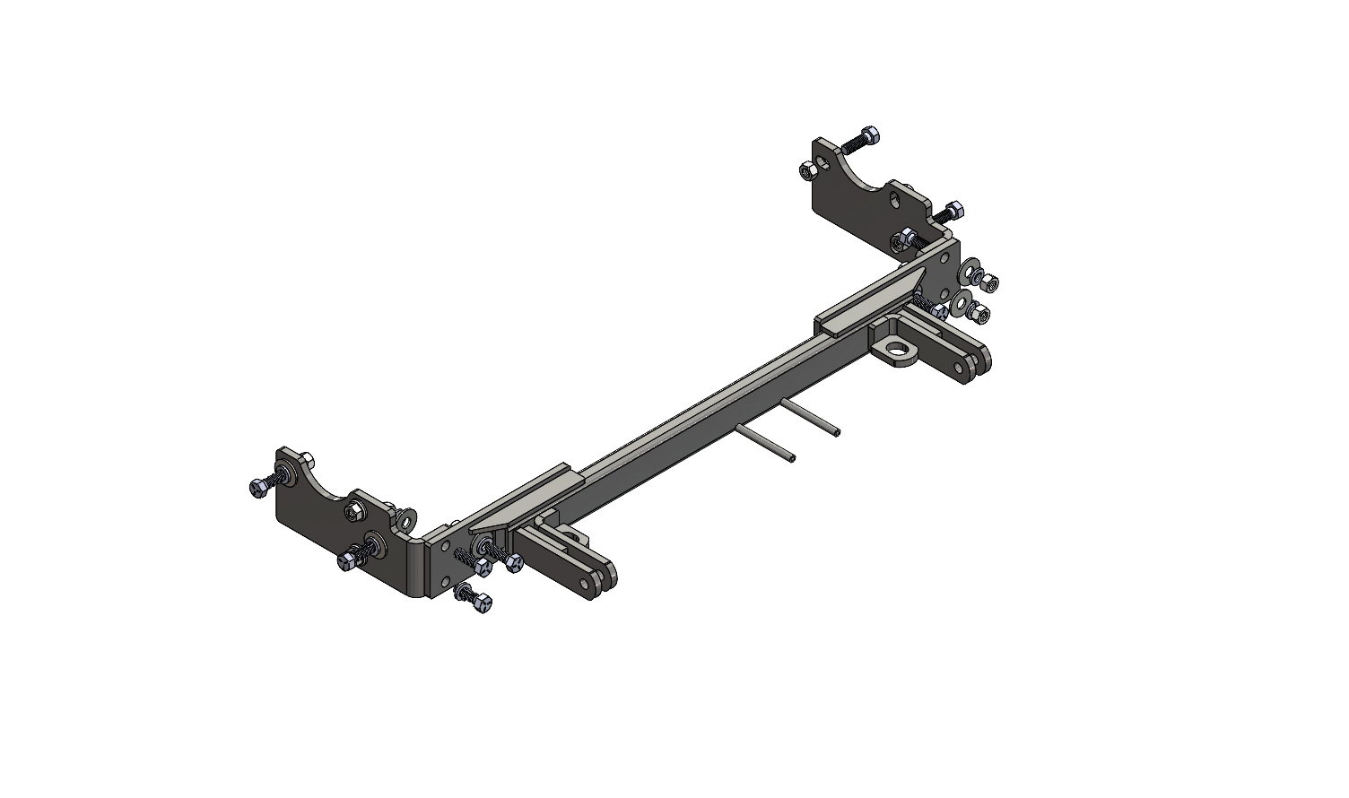 Blue Ox BX1939 - Tow Bar Base Plate, Black, Powder Coat