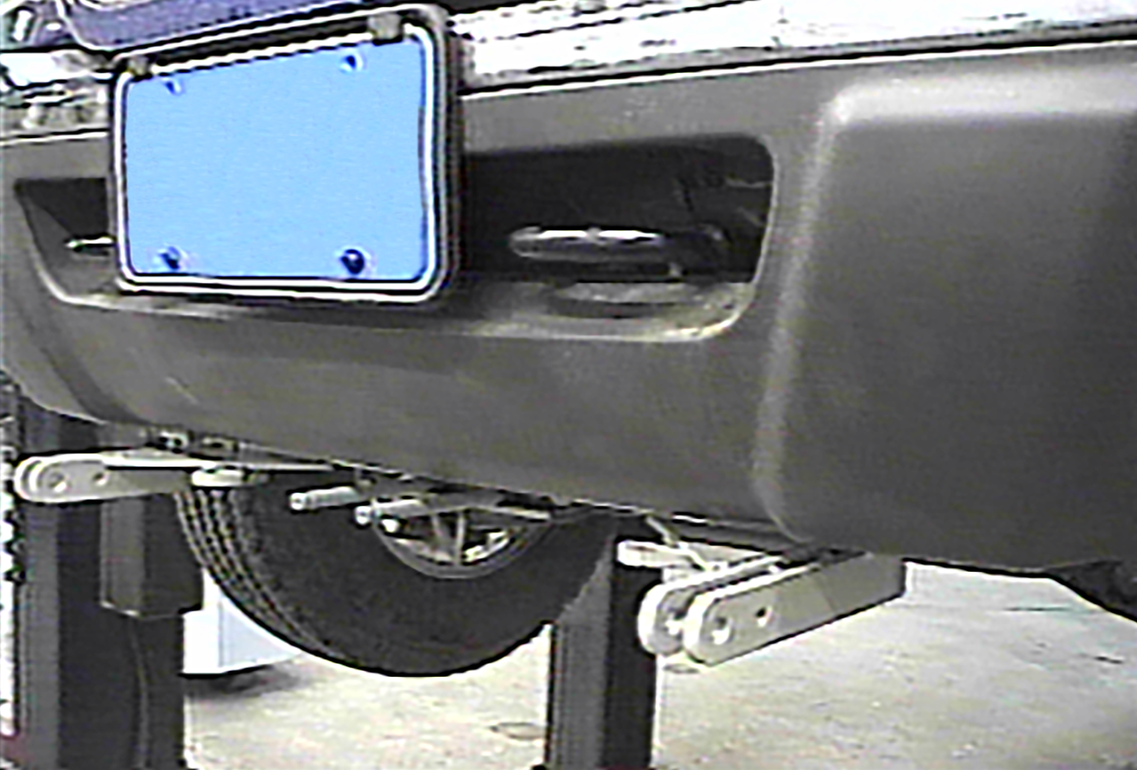 Blue Ox BX2157 - Tow Bar Base Plate, Black, Powder Coat
