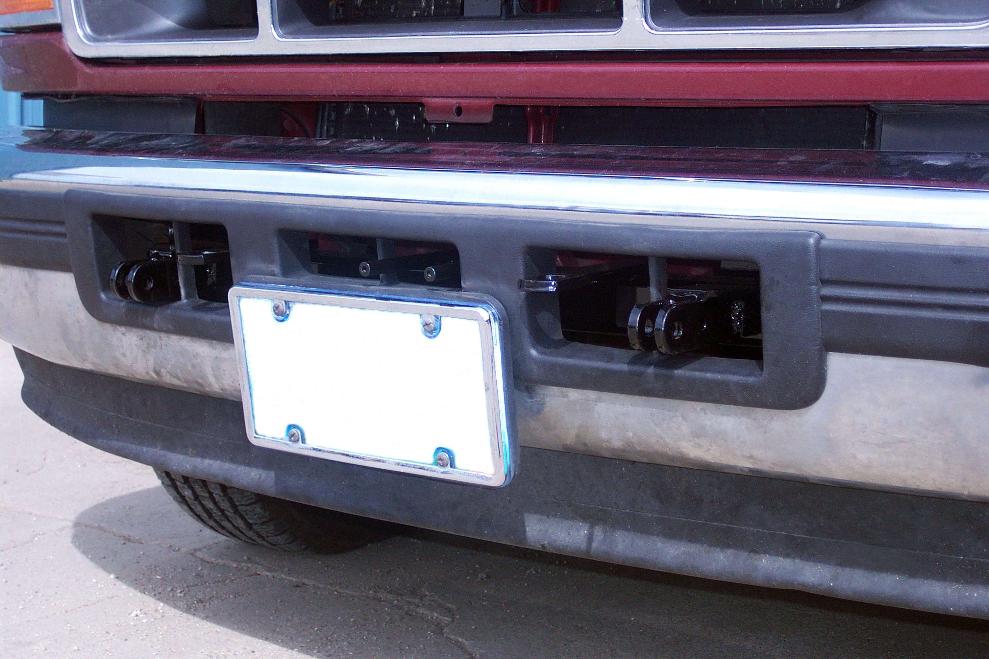 Blue Ox BX2164 - Tow Bar Base Plate, Black, Powder Coat
