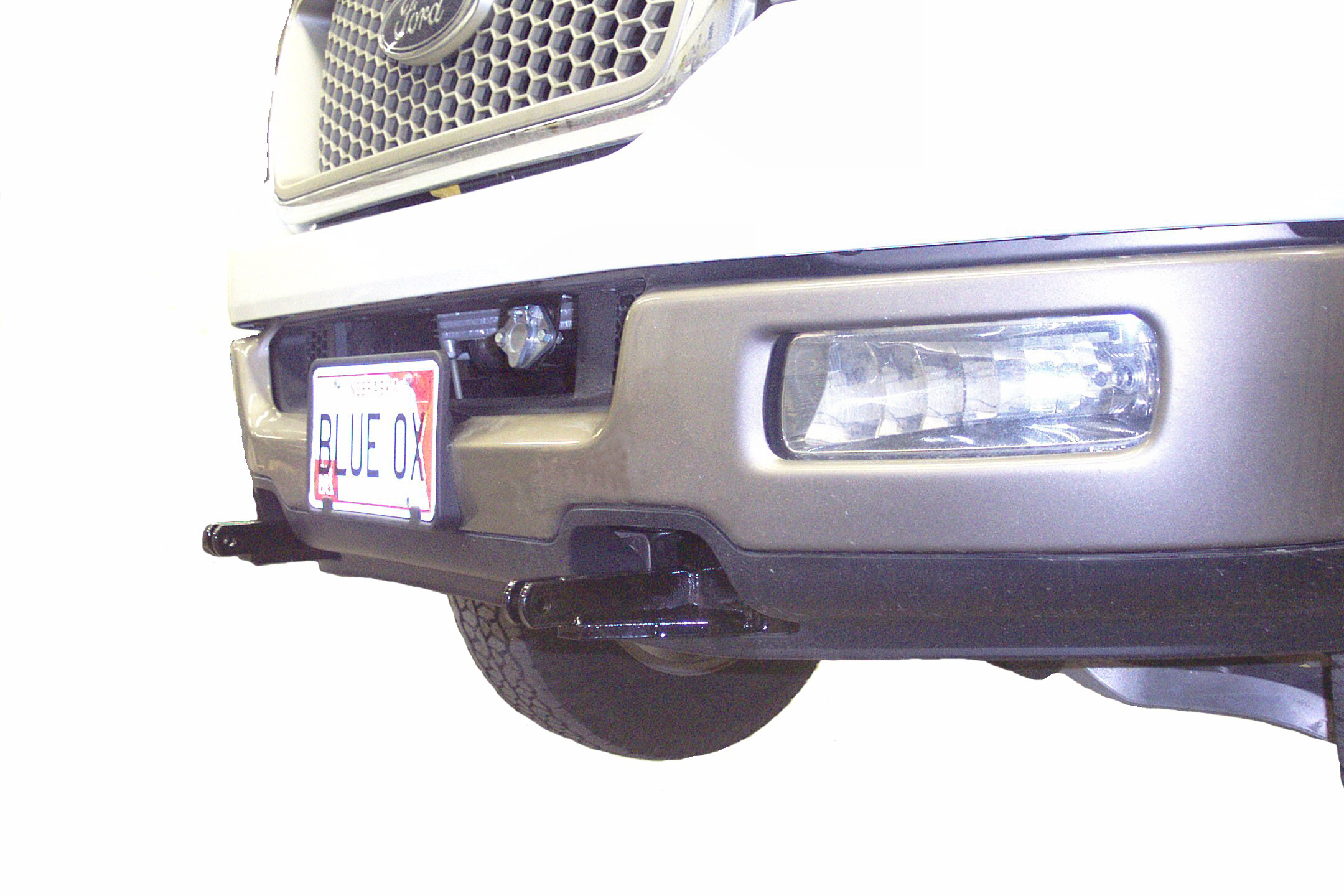 Blue Ox BX2169 - Tow Bar Base Plate, Black, Powder Coat