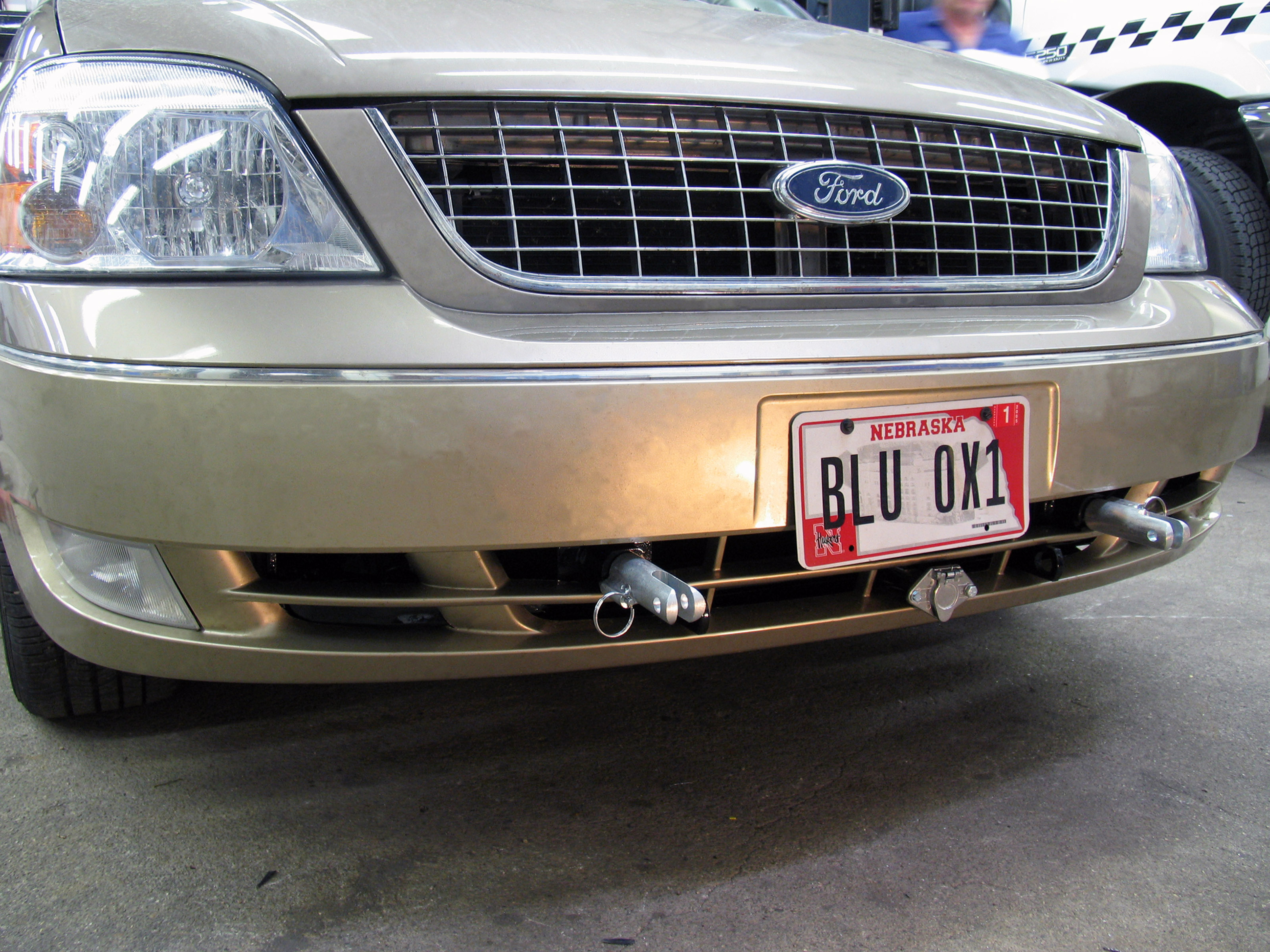 Blue Ox BX2178 - Tow Bar Base Plate, Black, Powder Coat