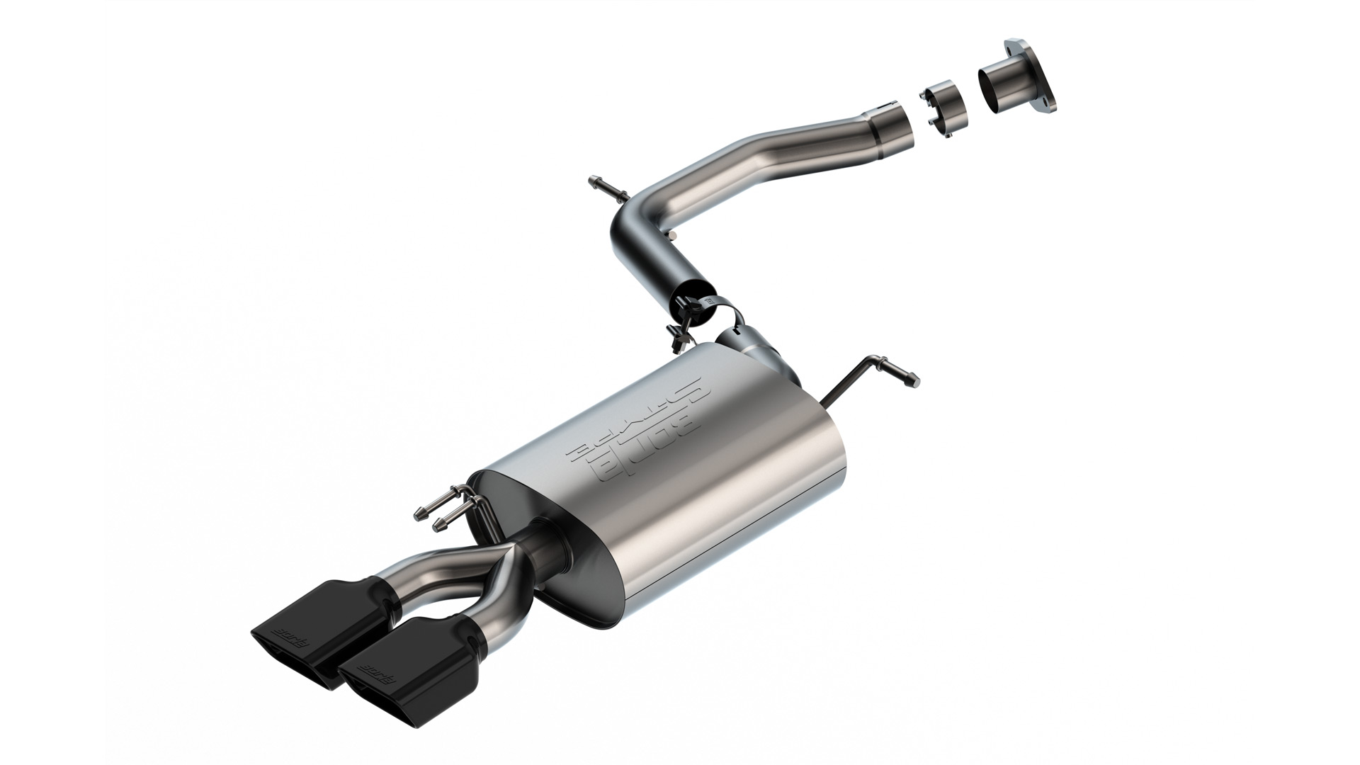 Borla 11979BC - Axle-Back Exhaust Systems, T-304 Stainless Steel