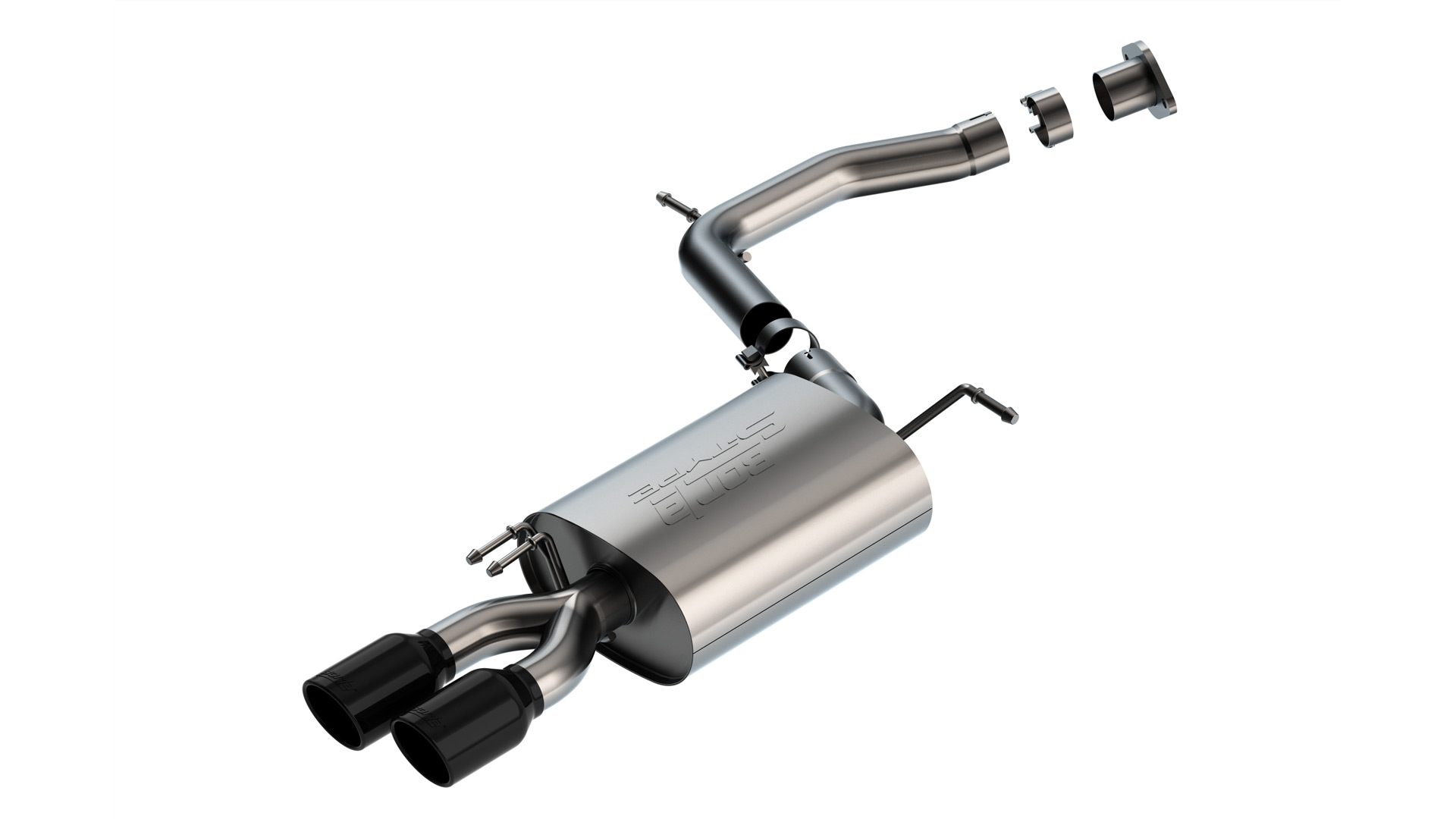 Borla 11980BC - Axle-Back Exhaust Systems, T-304 Stainless Steel