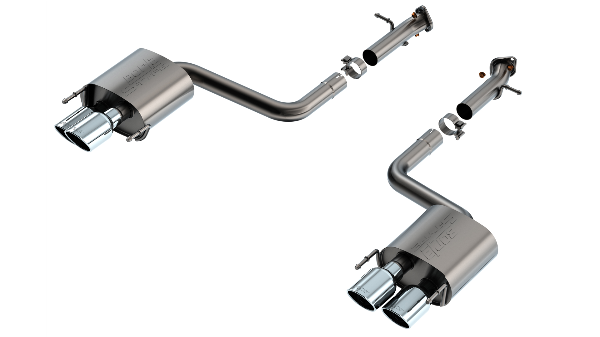Borla 11981 - Axle-Back Exhaust Systems, T-304 Stainless Steel