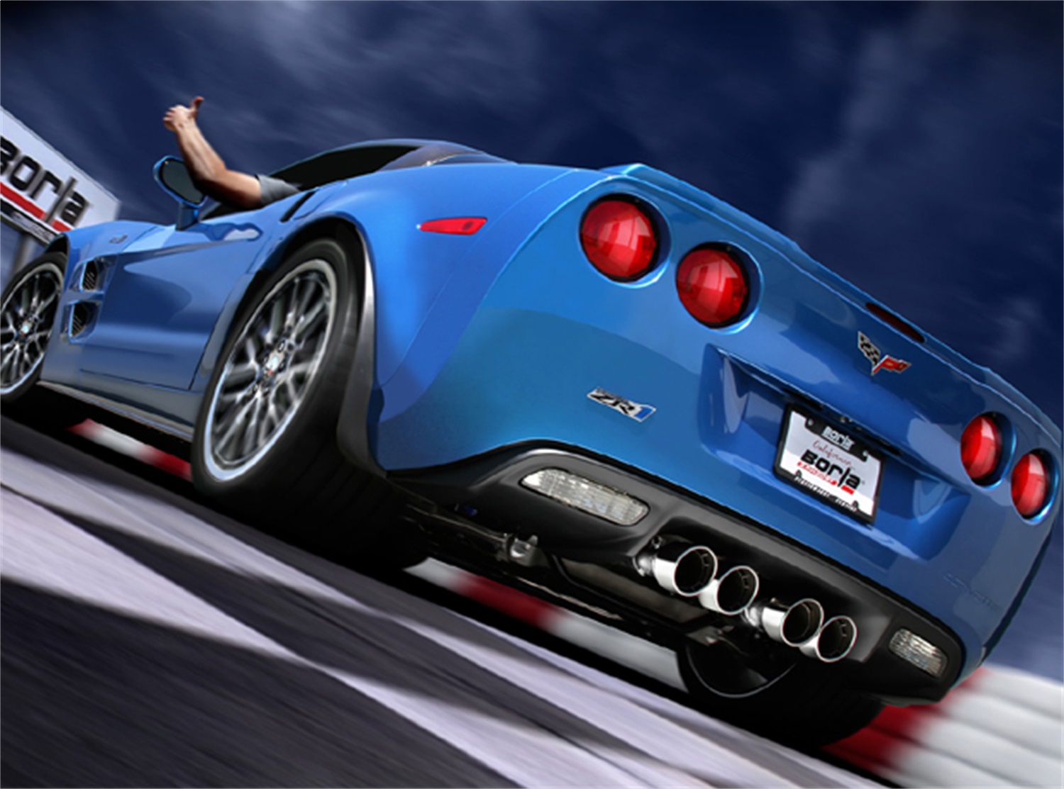 Borla 2006-2011 Chevrolet Corvette Z06/ Corvette ZR1 C6 Cat-Back Exhaust System ATAK
