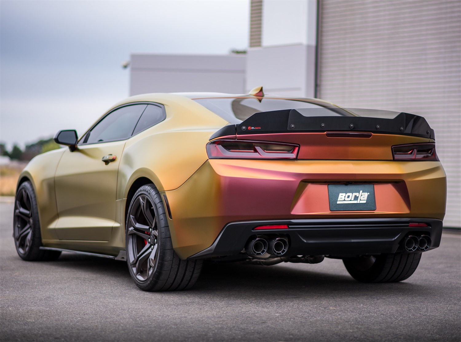 Borla 2016-2023 Chevrolet Camaro SS 3 In. With Dual Tips Cat-Back Exhaust System ATAK