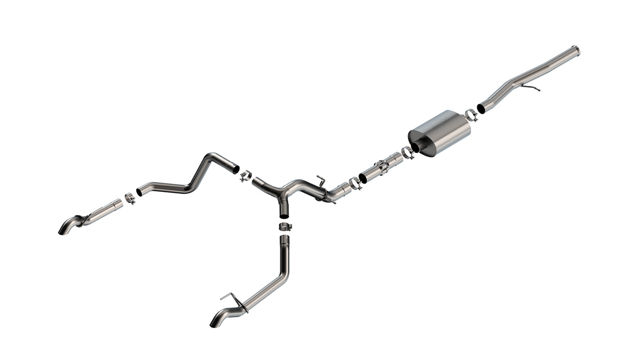 Borla 2022-2023 Chevrolet Silverado 1500 ZR2/ GMC Sierra 1500 AT4X Cat-Back Exhaust System ATAK