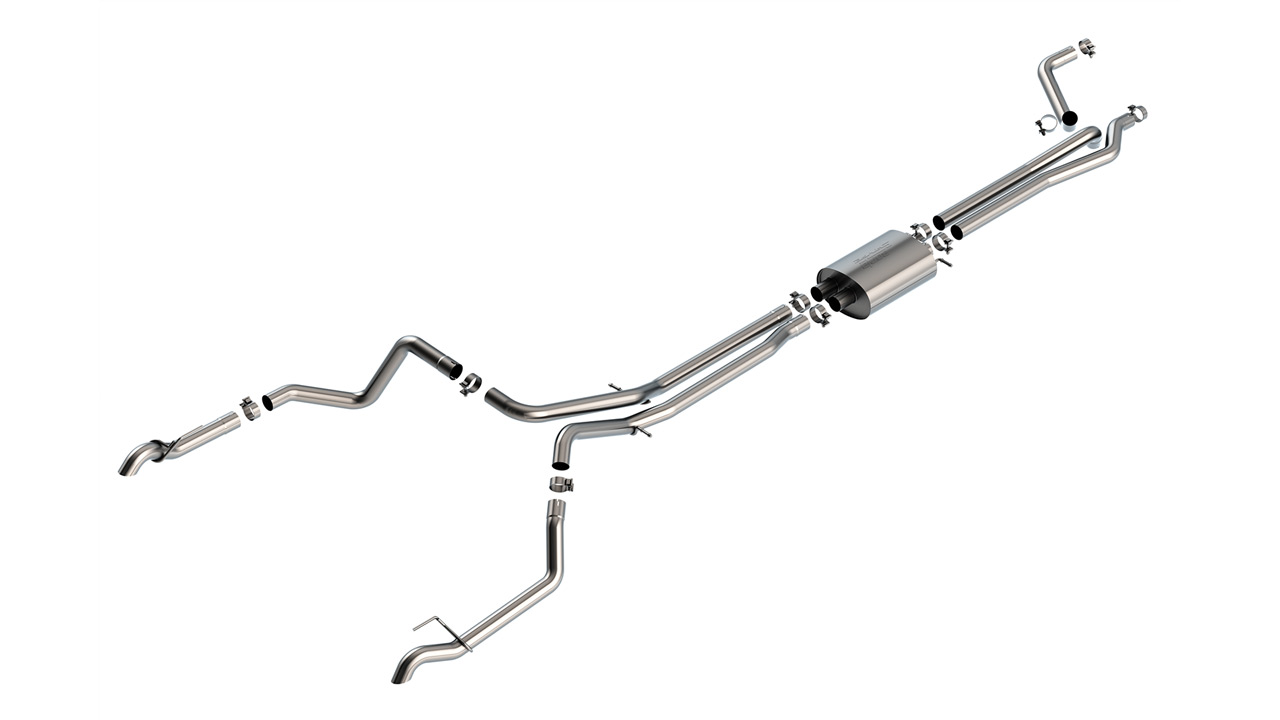Borla 2022-2023 Chevrolet Silverado 1500 ZR2/ GMC Sierra 1500 AT4X Cat-Back Exhaust System S-Type