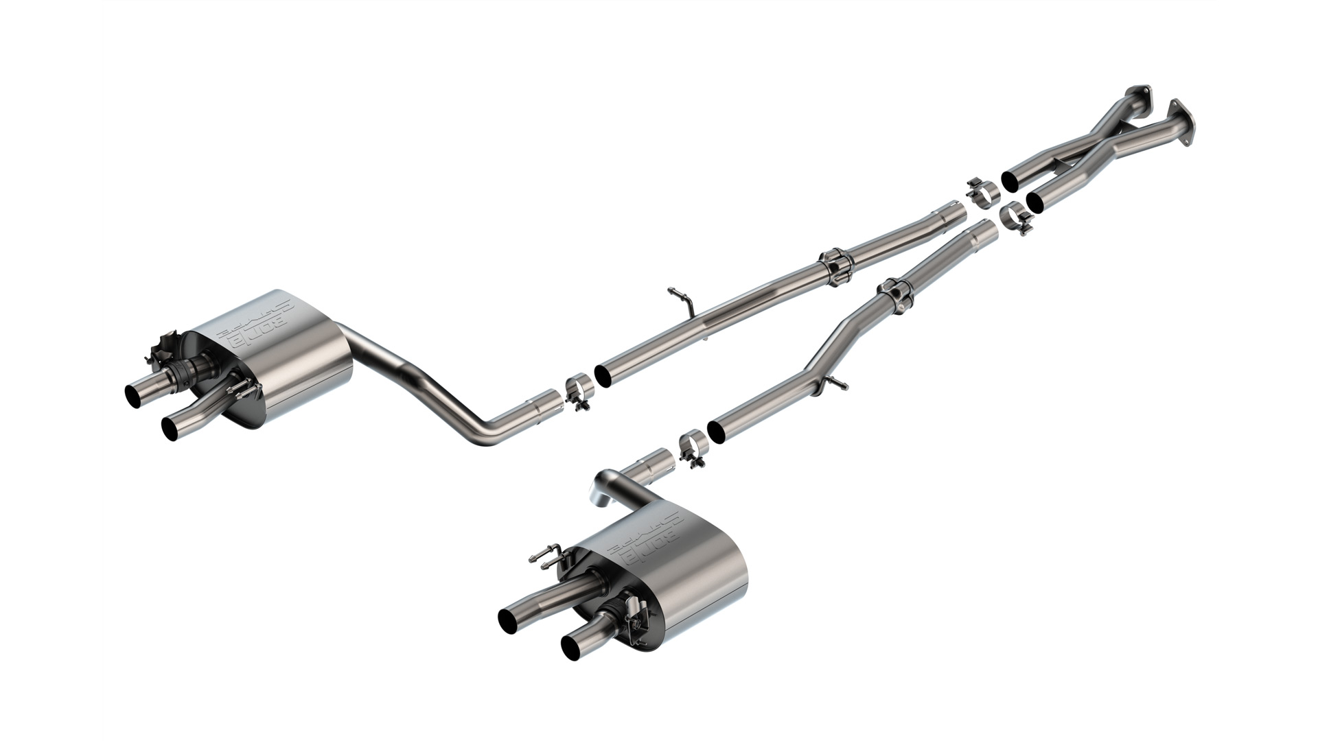 Borla 140936 - Cat-Back Exhaust Systems, T-304 Stainless Steel