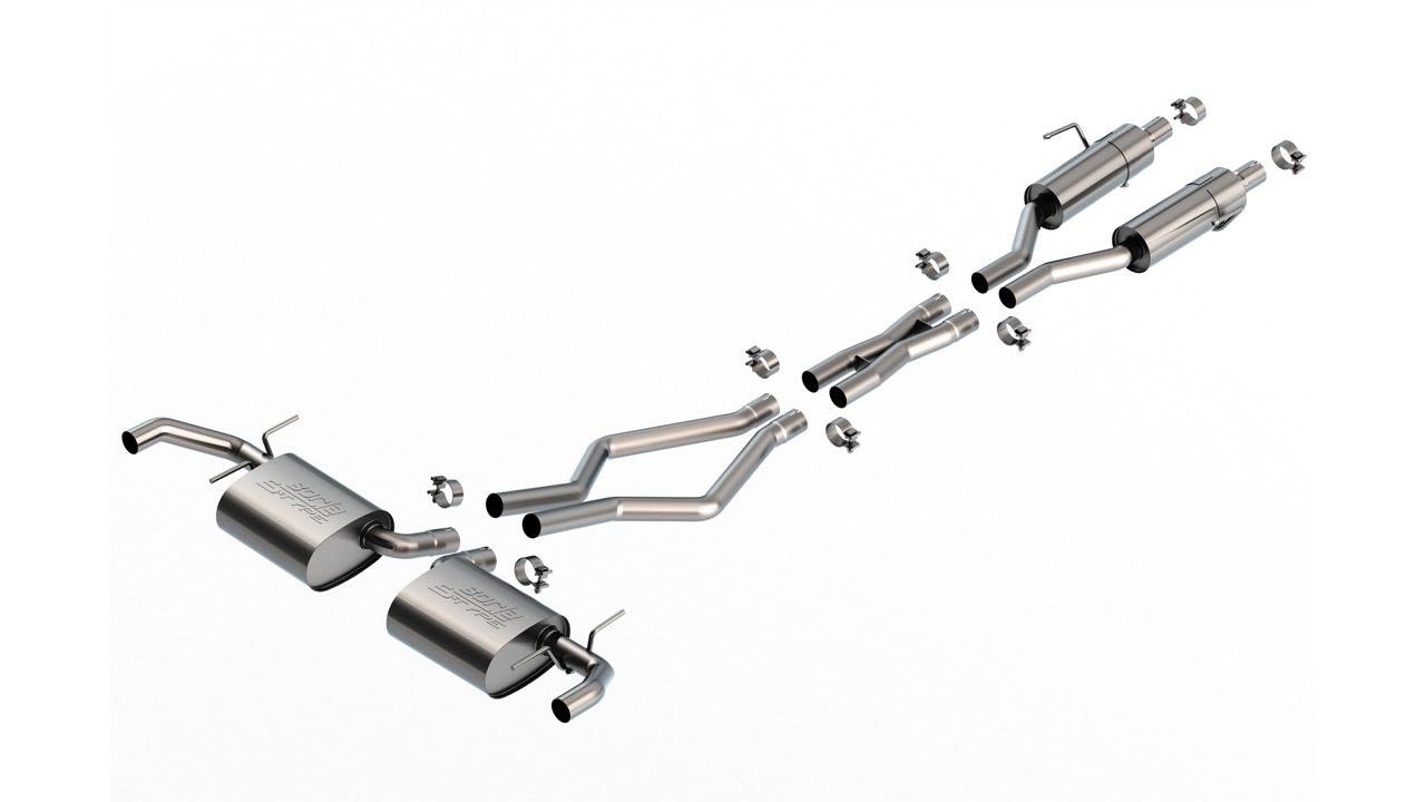 Borla 2022-2024 Grand Cherokee Cat-Back Exhaust System S-Type