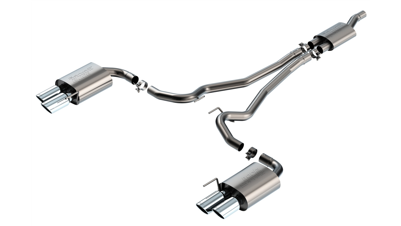 Borla 2024-2025 Ford Mustang EcoBoost Cat-Back Exhaust System S-Type Part # 140981
