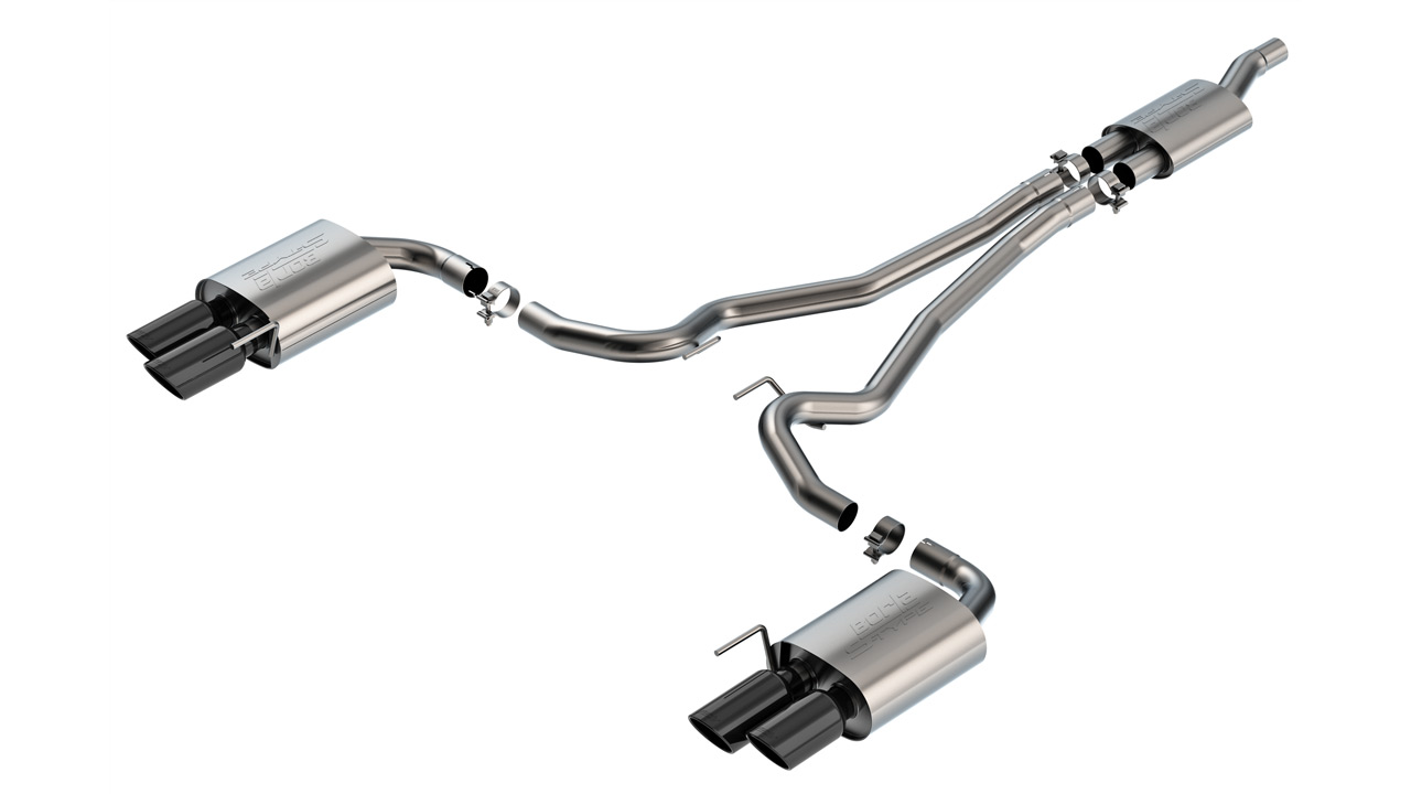 Borla 2024-2025 Ford Mustang EcoBoost Cat-Back Exhaust System S-Type Part # 140981BC