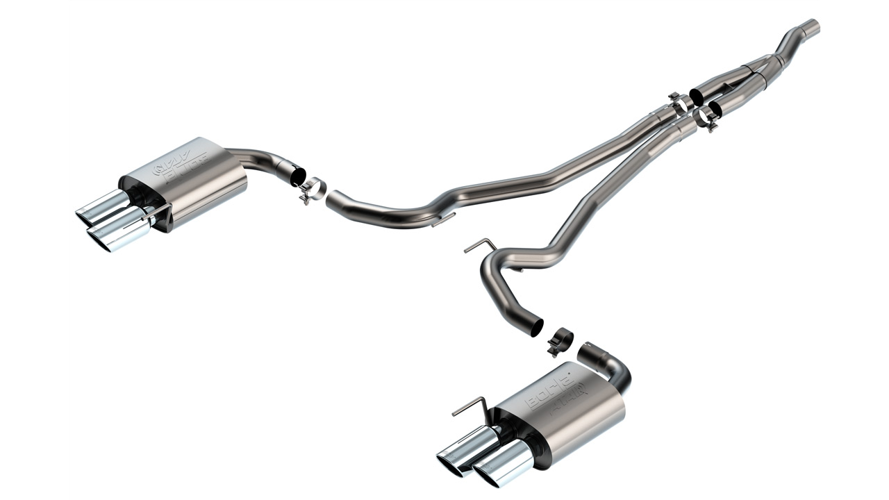 Borla 2024-2025 Ford Mustang EcoBoost Cat-Back Exhaust System ATAK Part # 140982