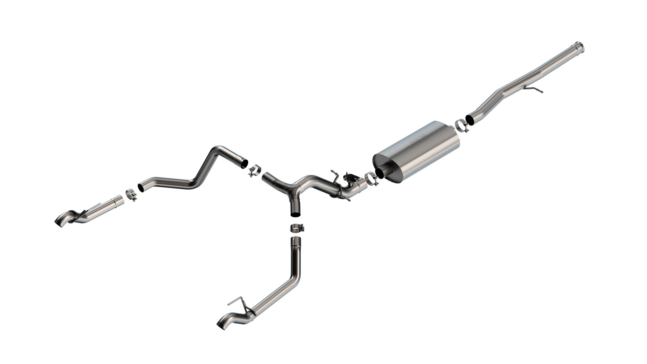Borla 2025-2025 Chevrolet Silverado 1500/ GMC Sierra 1500 Cat-Back Exhaust System Touring Part # 140990
