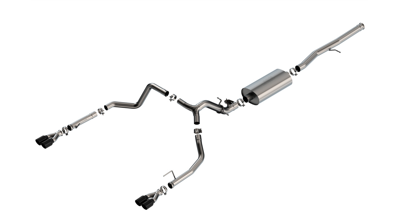 Borla 2025-2025 Chevrolet Silverado 1500/ GMC Sierra 1500 Cat-Back Exhaust System Touring Part # 140991BC