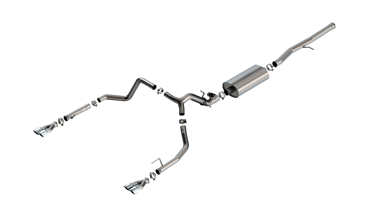 Borla 2025-2025 Chevrolet Silverado 1500/ GMC Sierra 1500 Cat-Back Exhaust System Touring Part # 140992