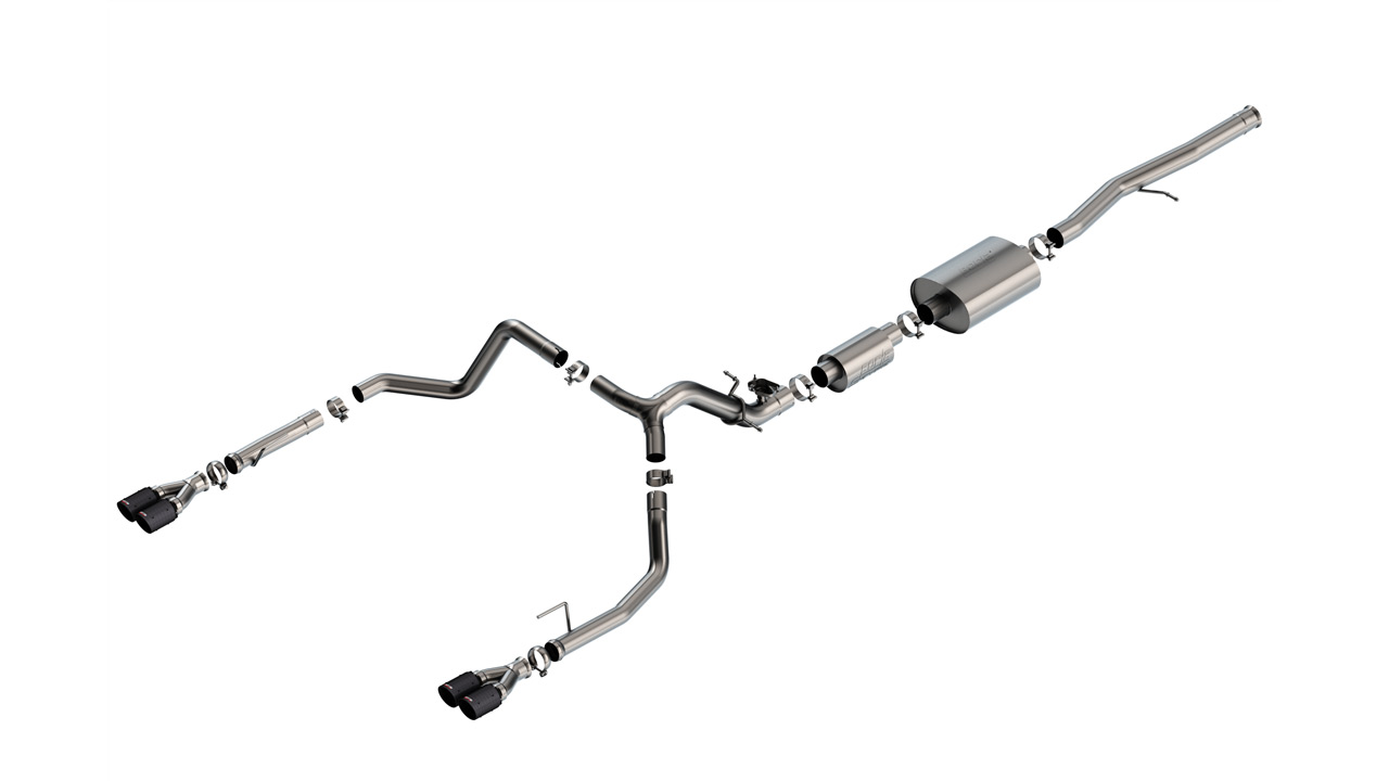 Borla 2025-2025 Chevrolet Silverado 1500/ GMC Sierra 1500 Cat-Back Exhaust System S-Type Part # 140994CFBA