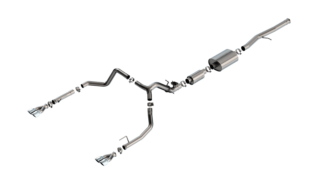 Borla 2025-2025 Chevrolet Silverado 1500/ GMC Sierra 1500 Cat-Back Exhaust System S-Type Part # 140995