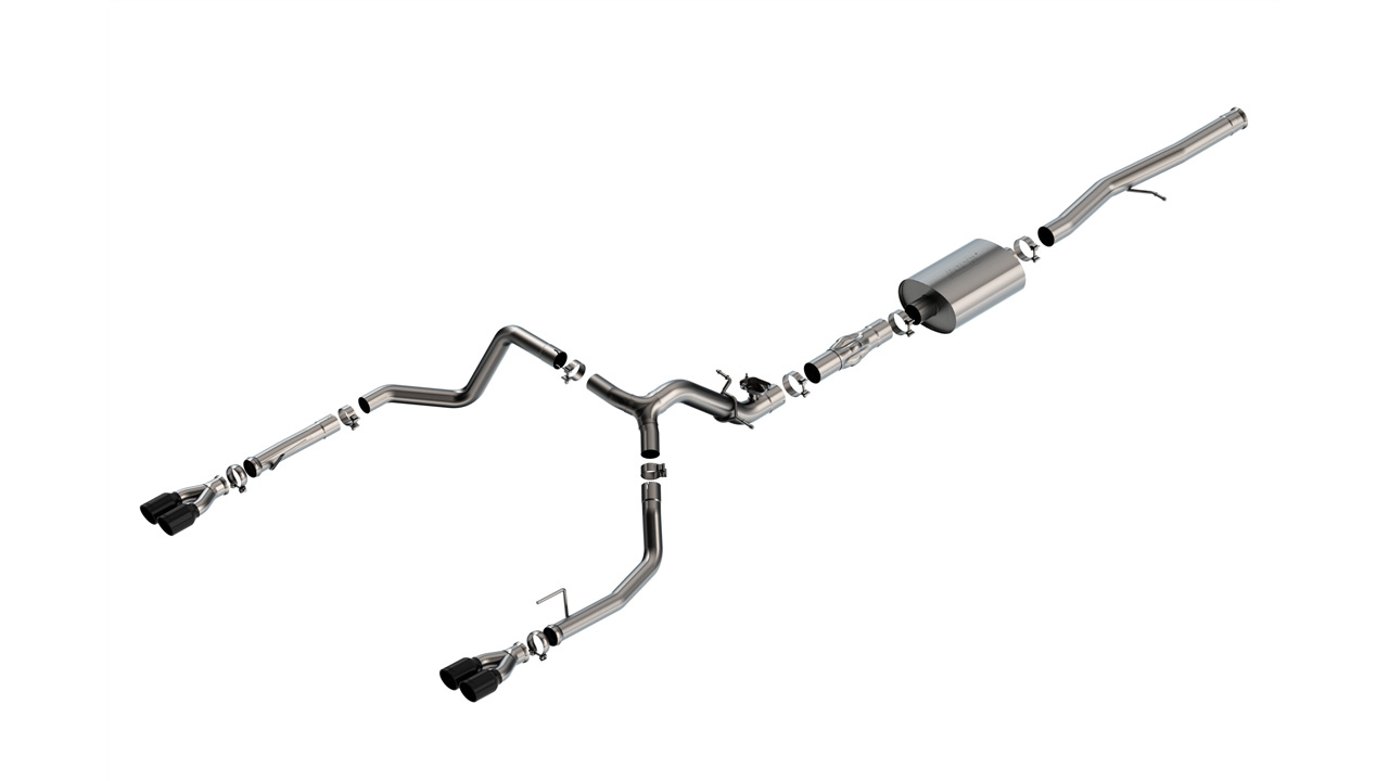 Borla 2025-2025 Chevrolet Silverado 1500/ GMC Sierra 1500 Cat-Back Exhaust System ATAK Part # 140997BC