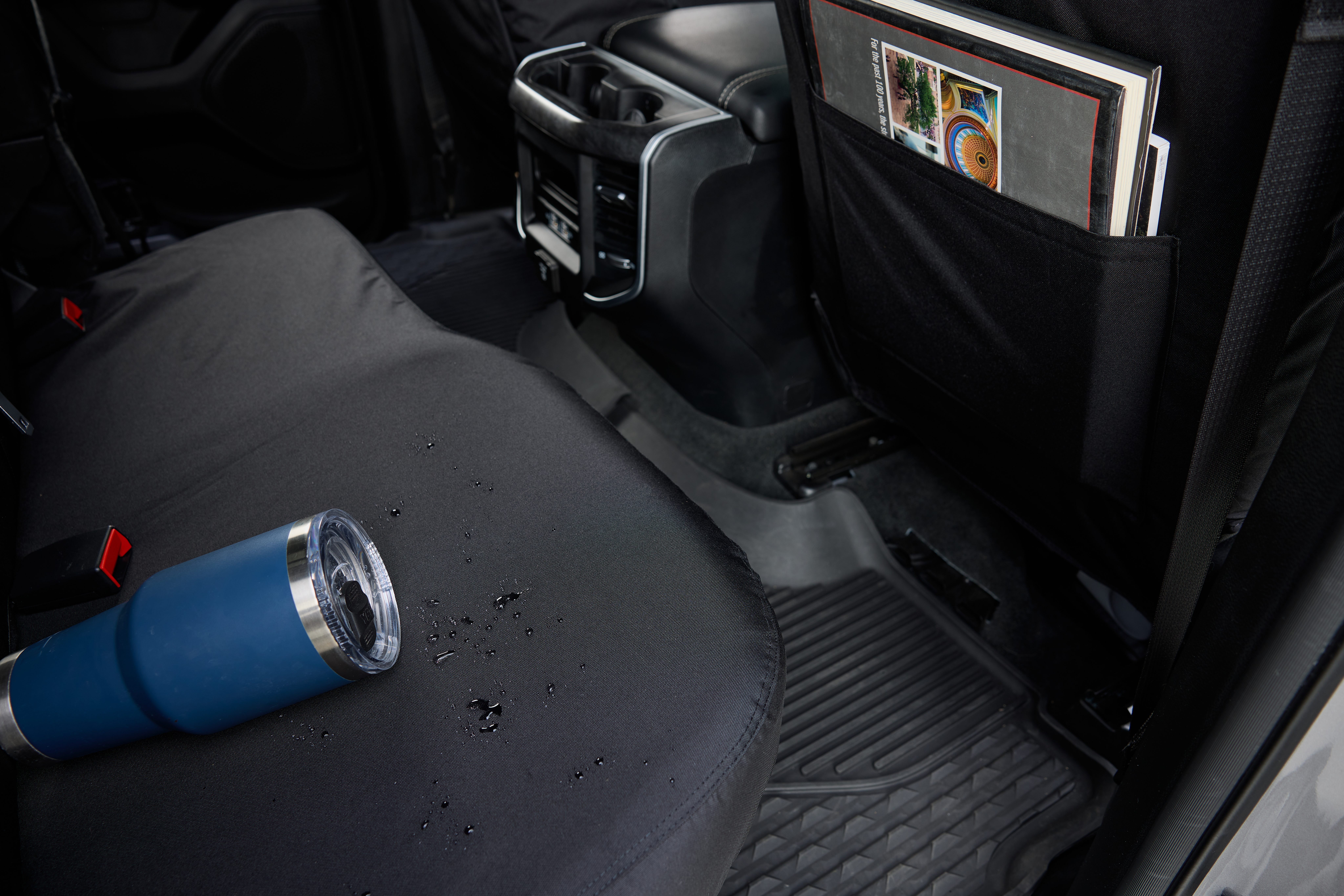 Seat Saver SSR8396FR11WFBK - Saver Custom Seat Covers, Black, Endura