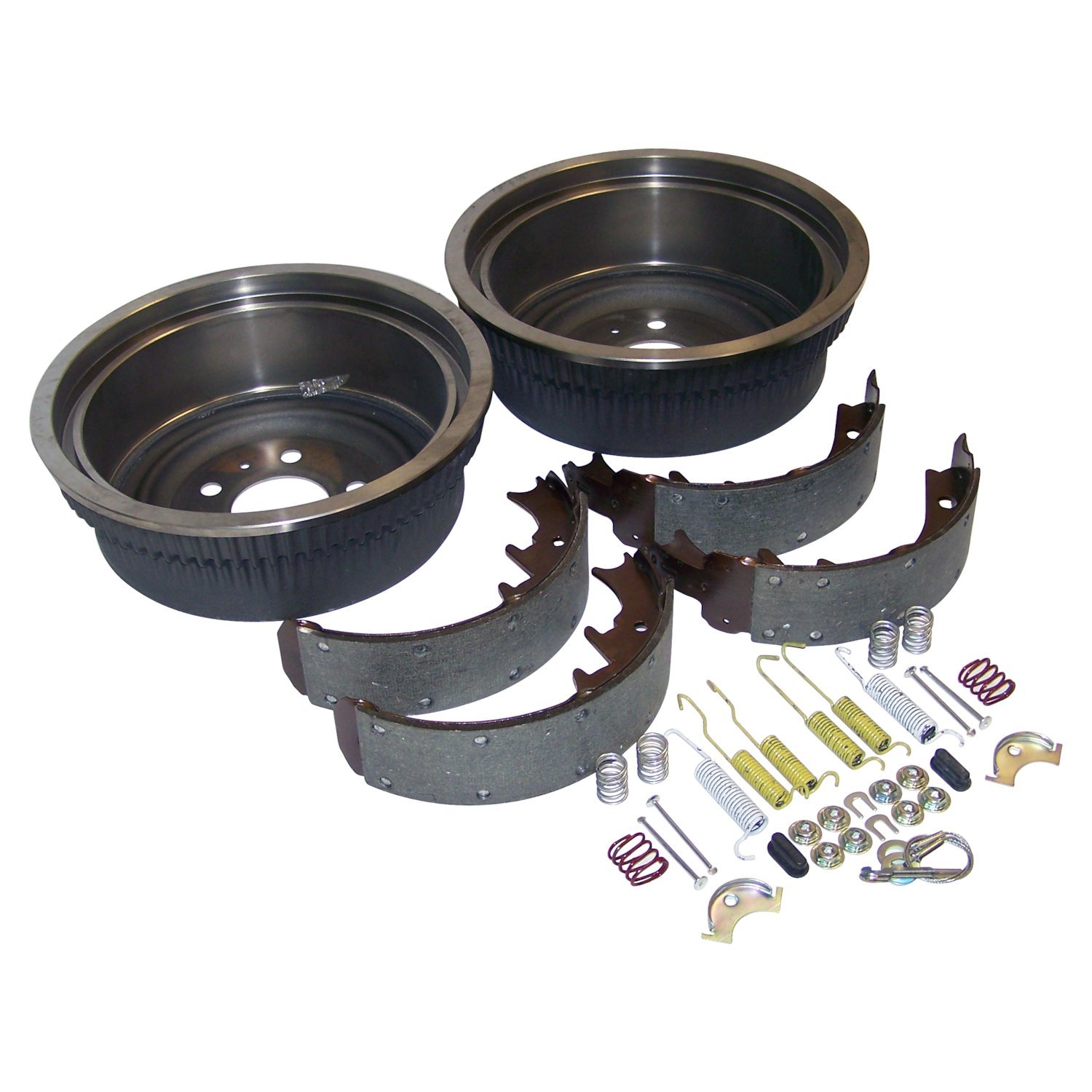 Crown Automotive Jeep Replacement - 52001915K - Rear - Drum Brake Shoe and Drum Kit