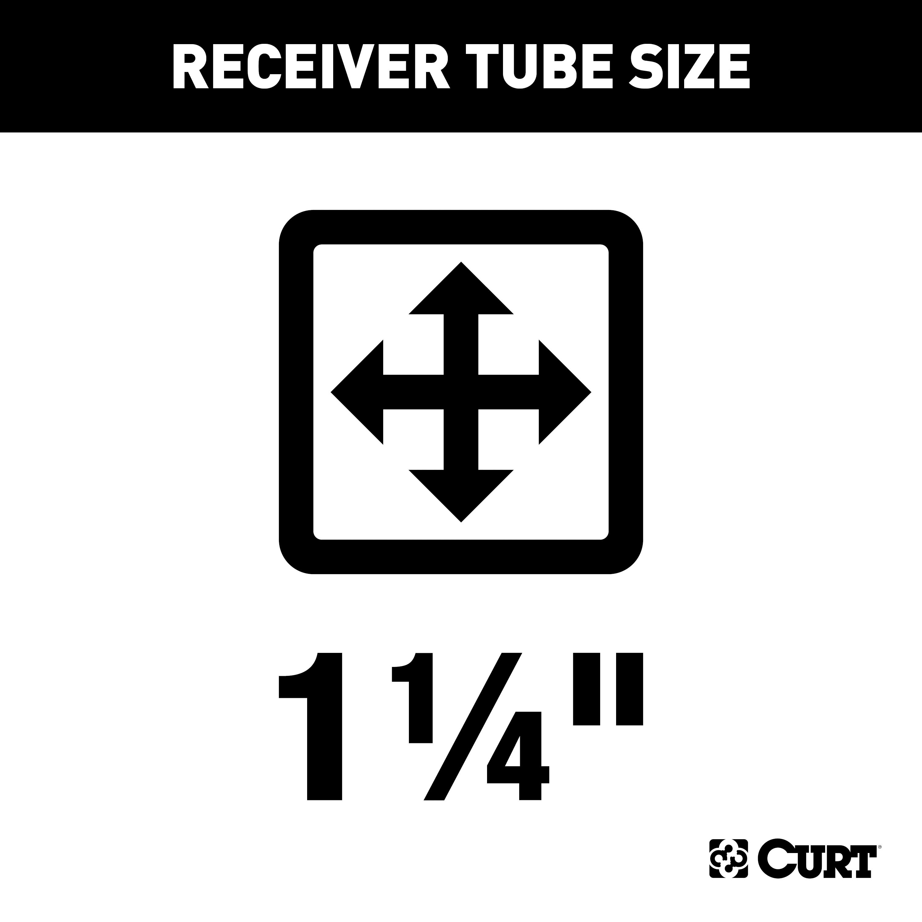 CURT 12923 - Specialty Hitches, Black, Carbon Steel
