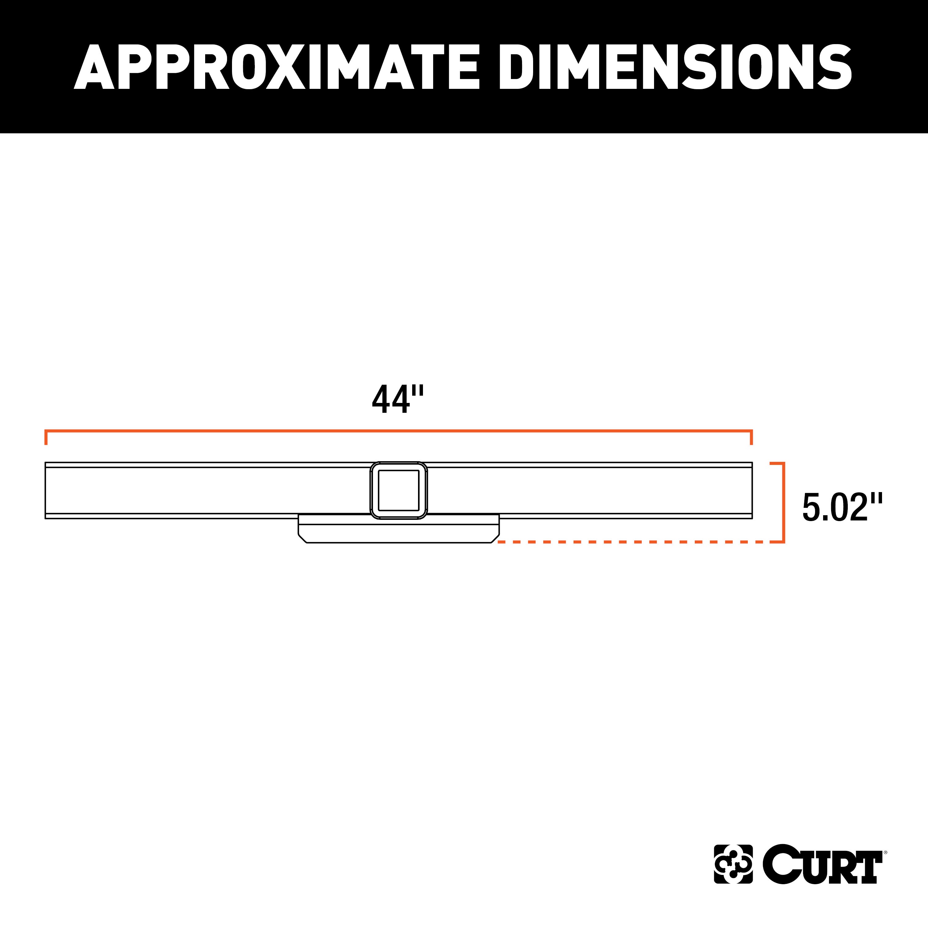 CURT 15921 - Specialty Hitches, Black, Carbon Steel