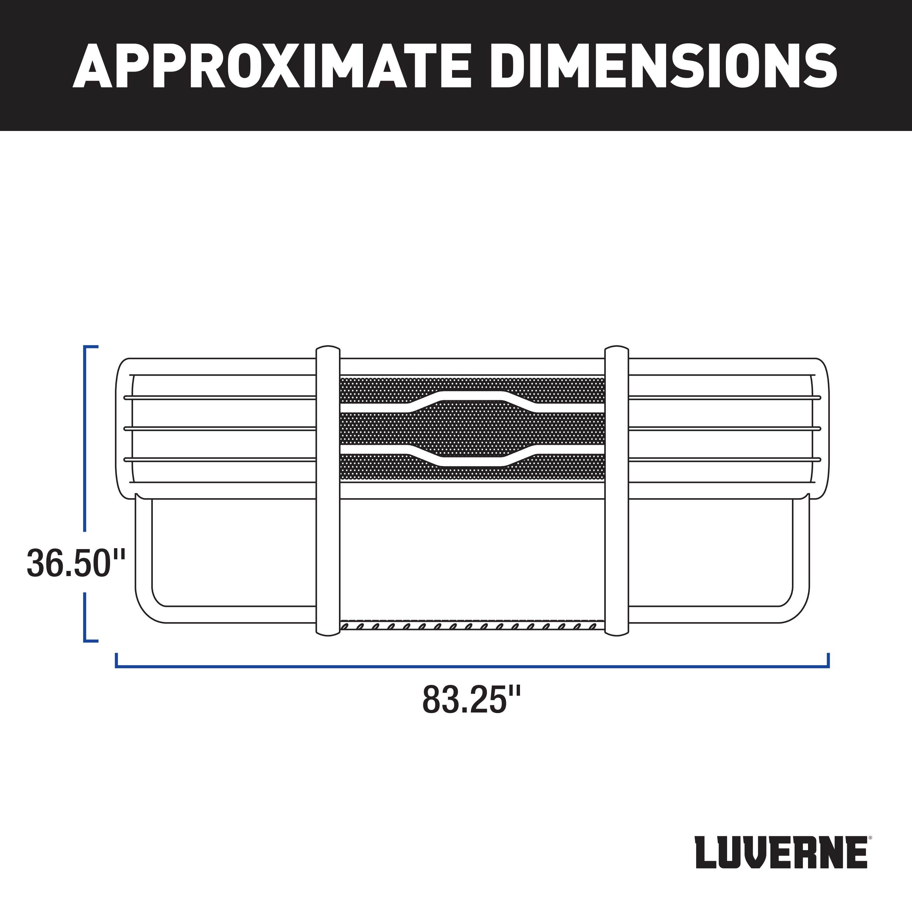 LUVERNE 320933-320930 - Prowler Max, Smooth Black Powder Coat
