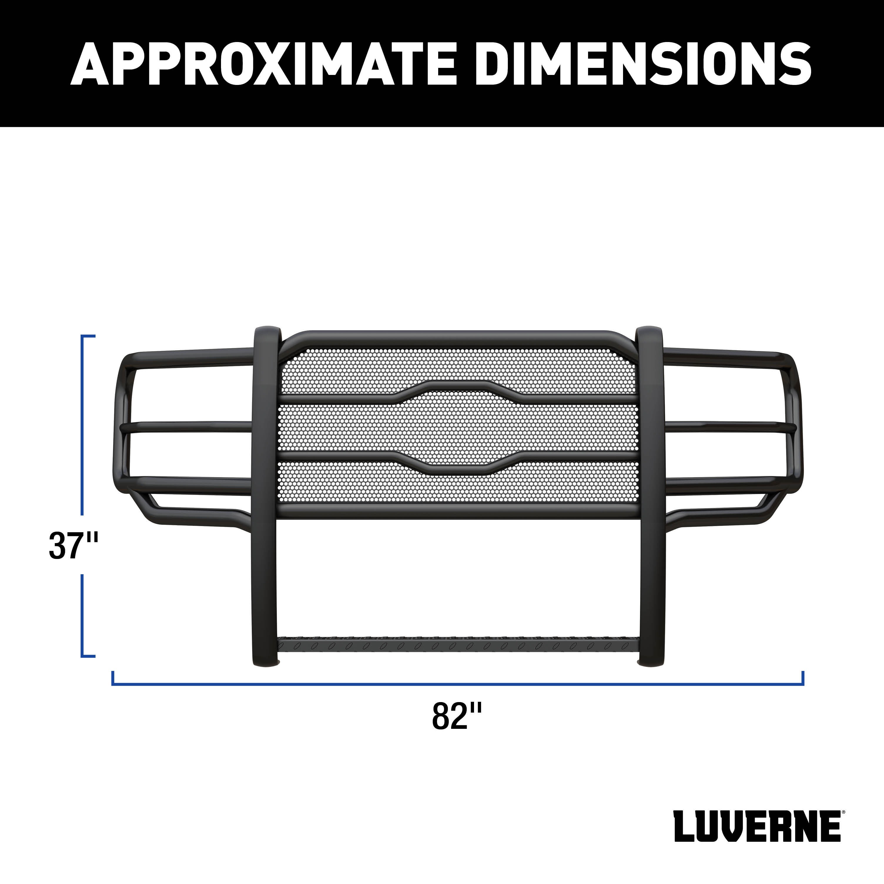 LUVERNE 321800 - Prowler Max, Smooth Black Powder Coat