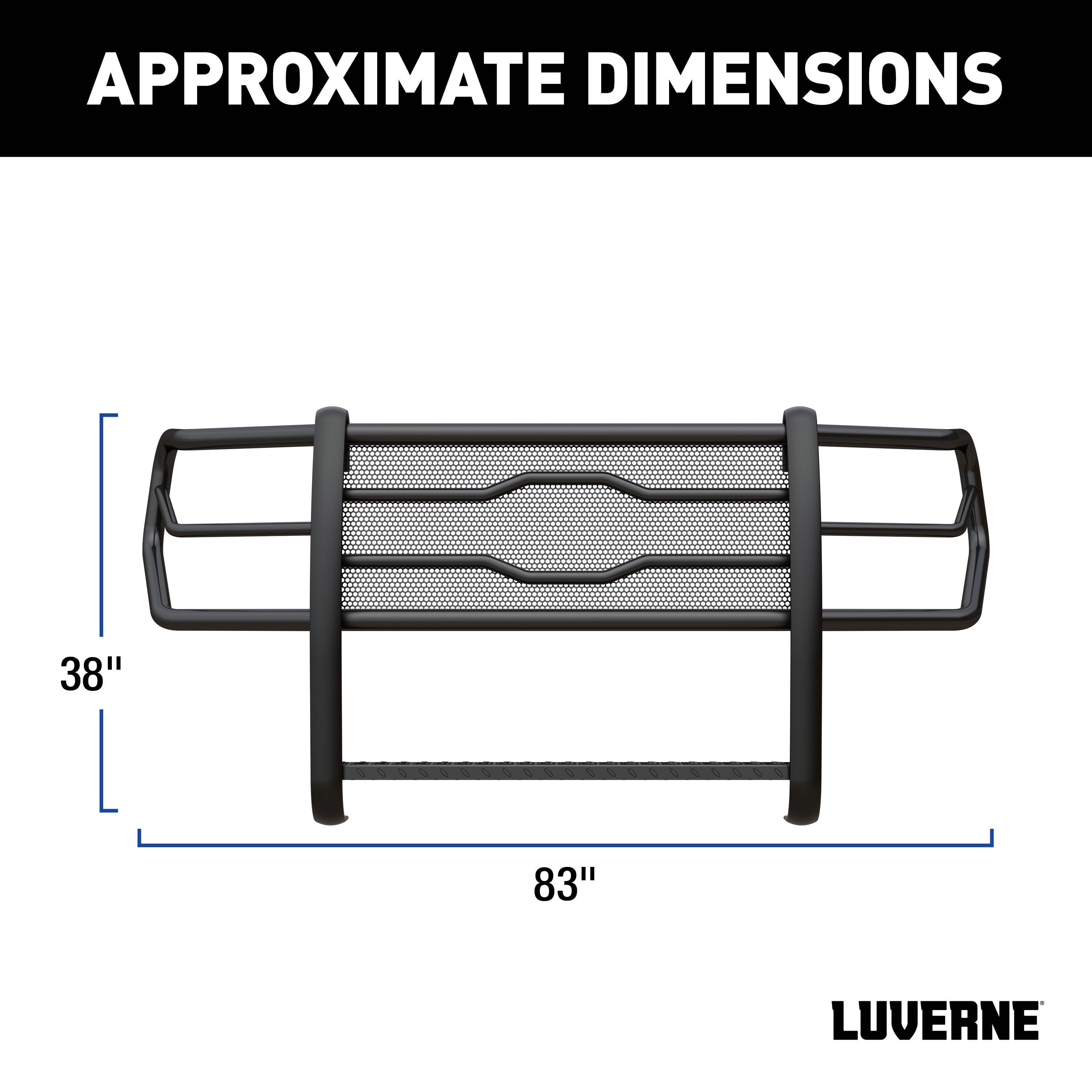 LUVERNE 321801 - Prowler Max, Smooth Black Powder Coat