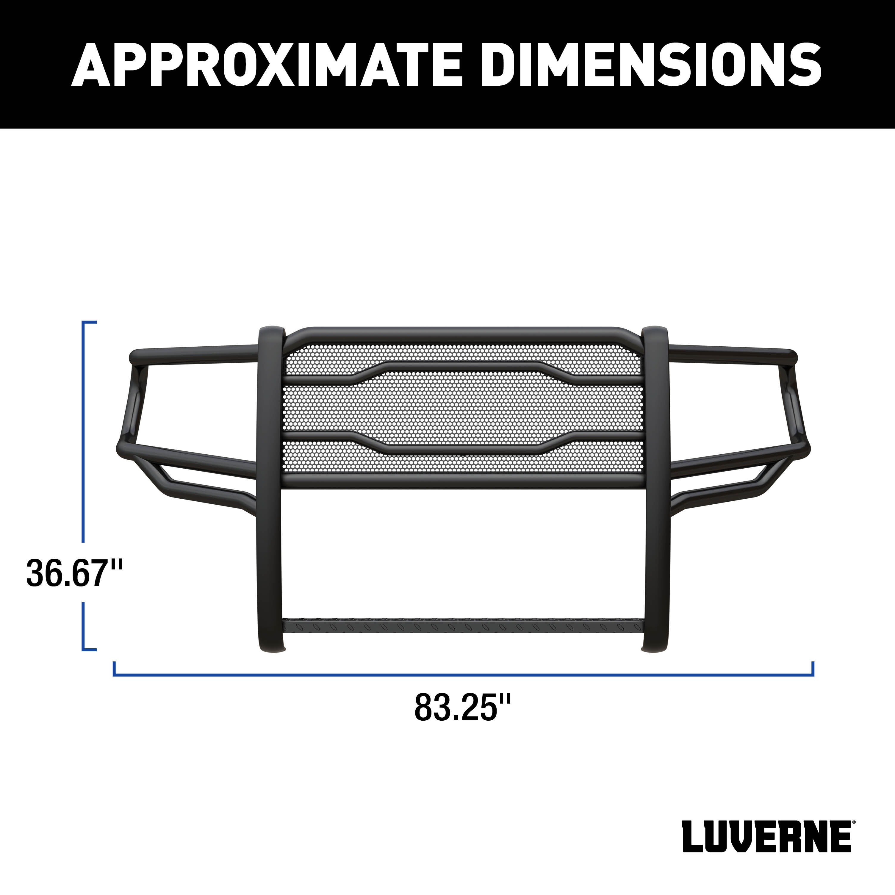 LUVERNE 321805 - Prowler Max, Smooth Black Powder Coat