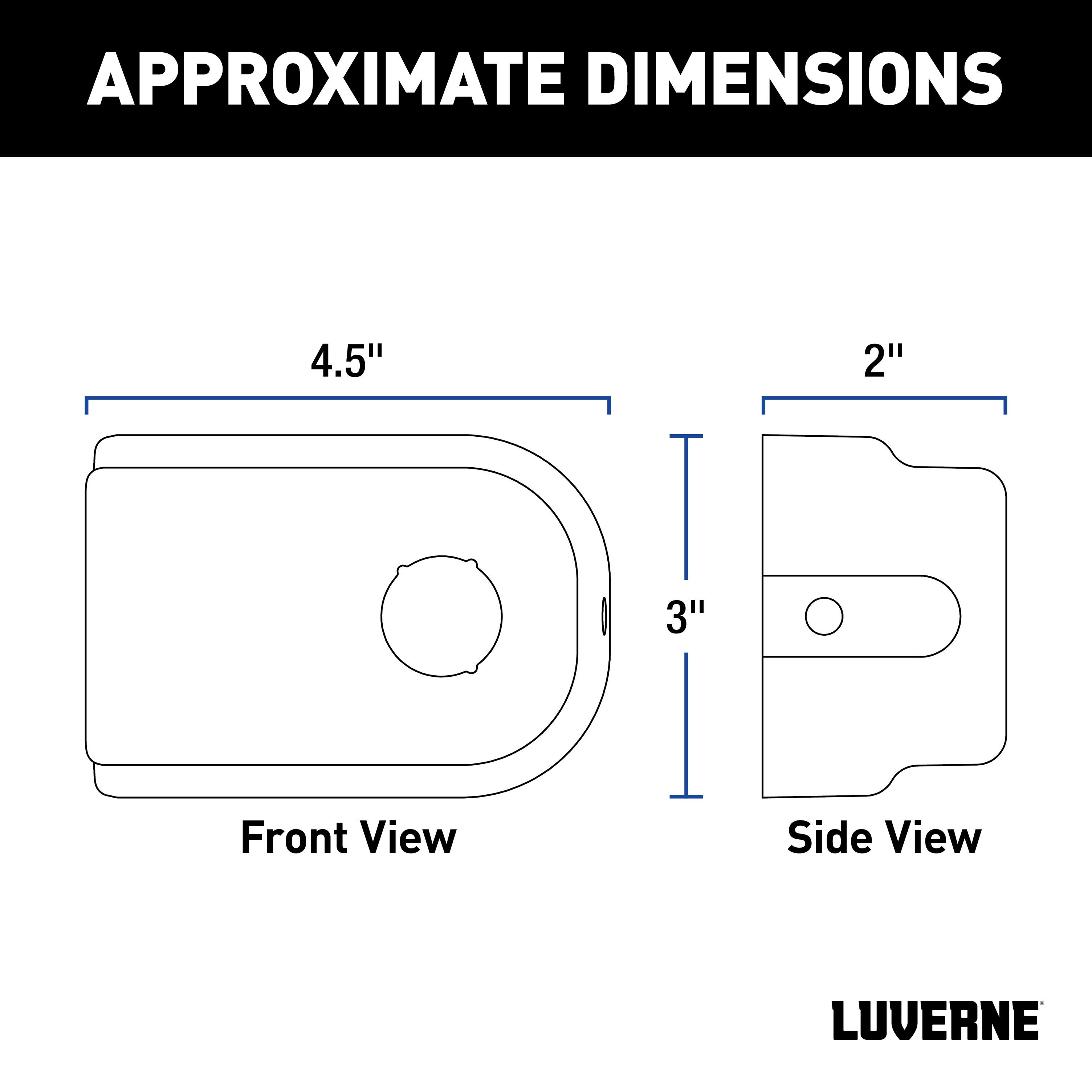 LUVERNE 390200 - Parking Sensor Kit, Black Plastic