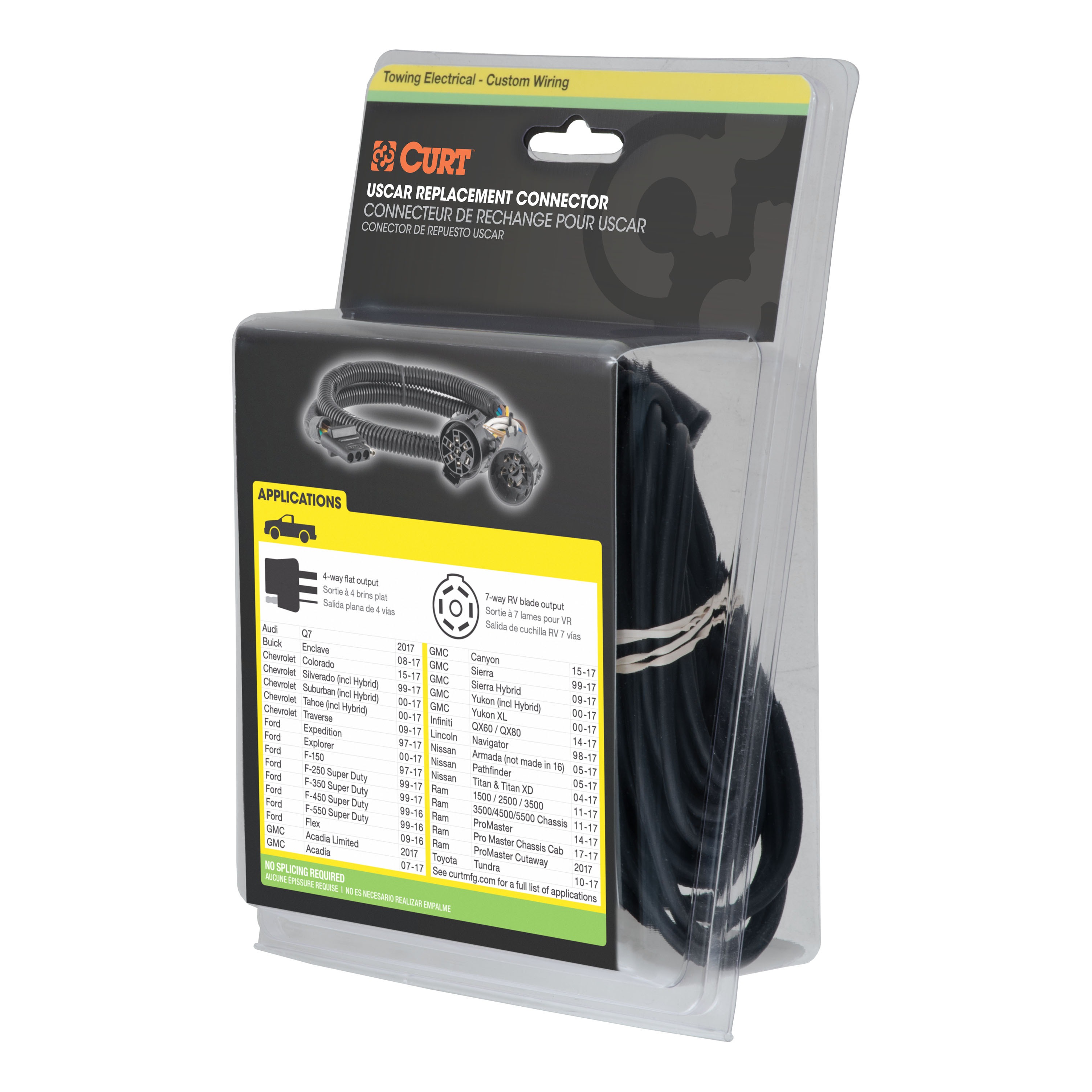 CURT 55384 - Wiring Connectors & Adapters, N/A