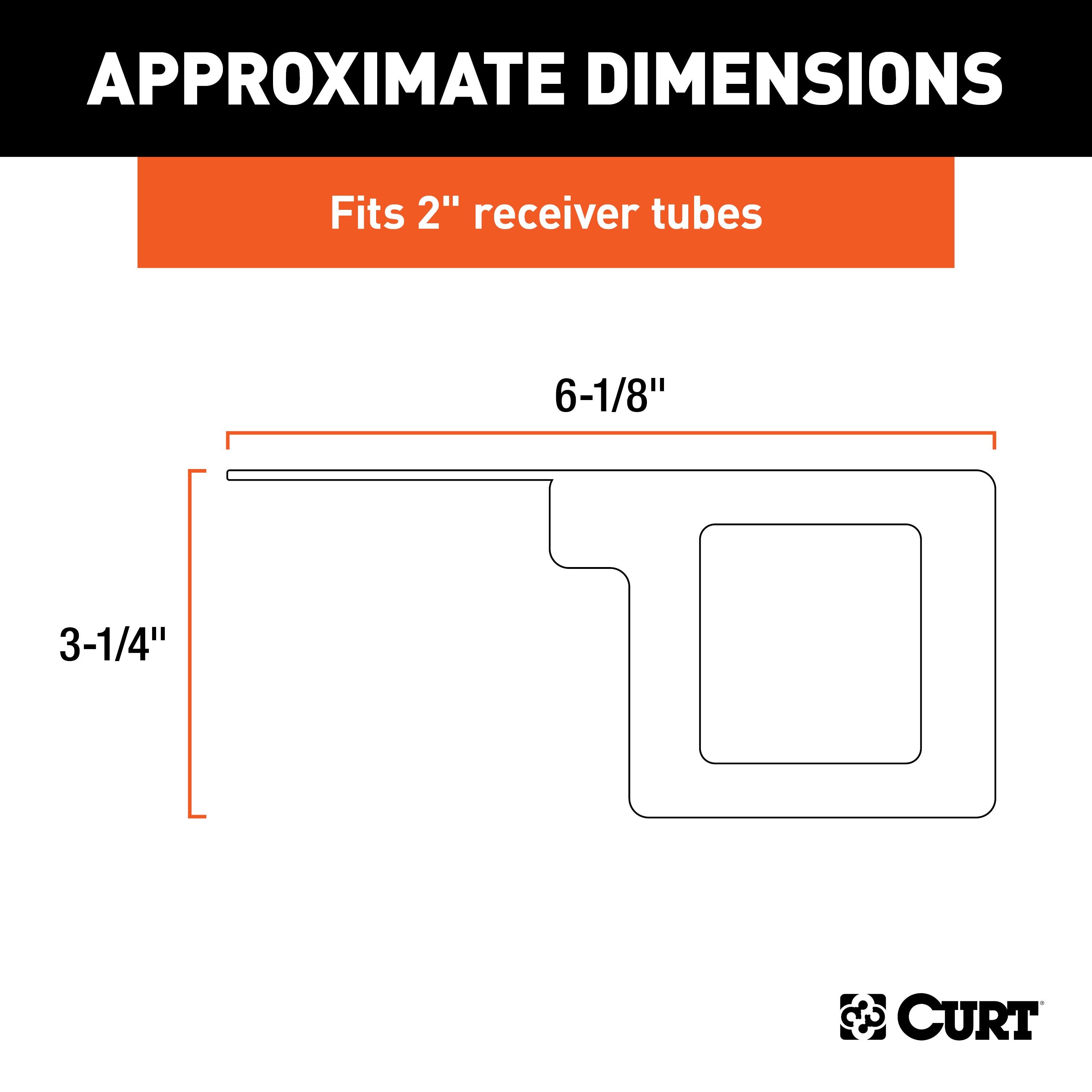 CURT 58001 - Wiring Connectors & Adapters, Gloss Black Powder Coat