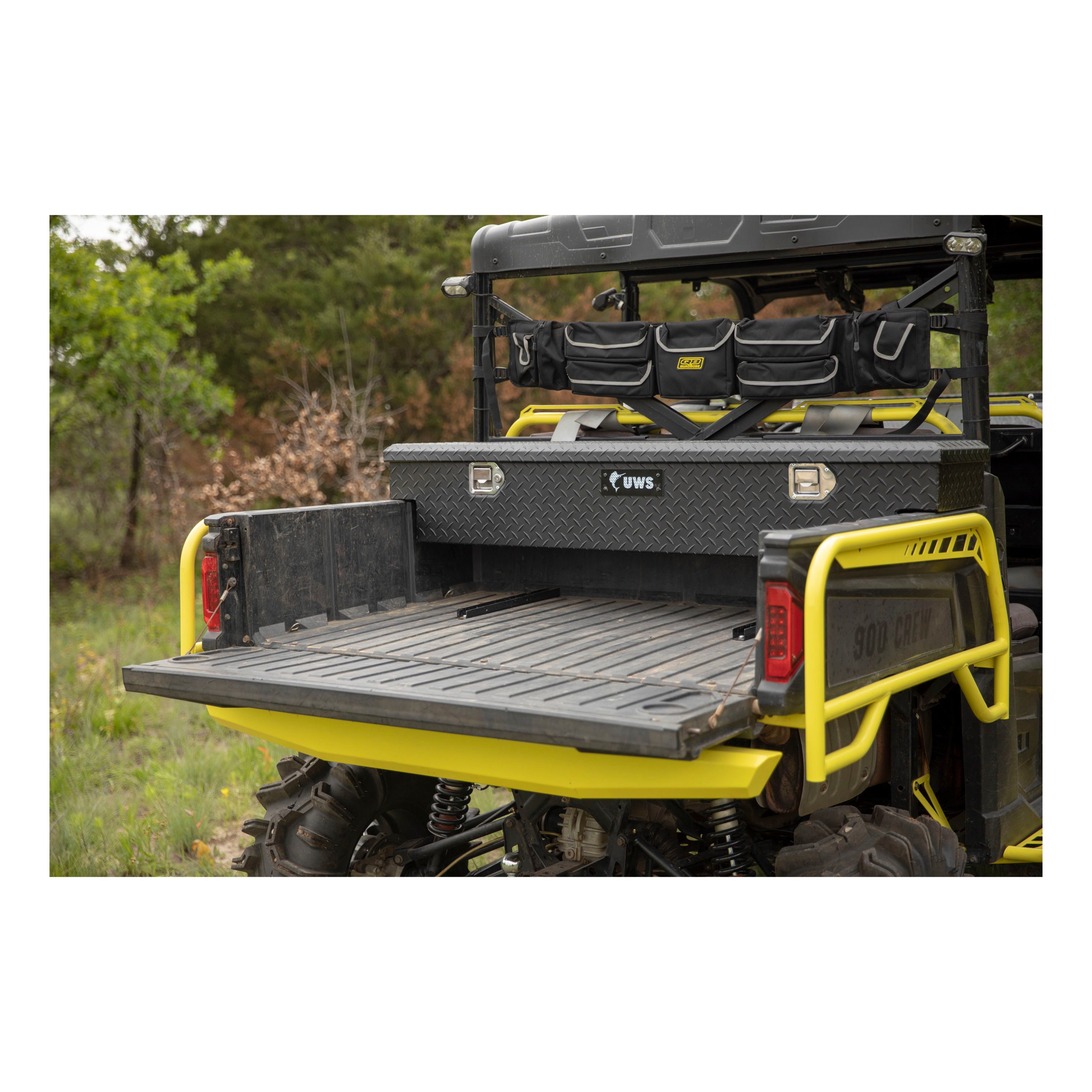 UWS EC10893-YV - UTV Tool Box, Matte Black Powder Coat