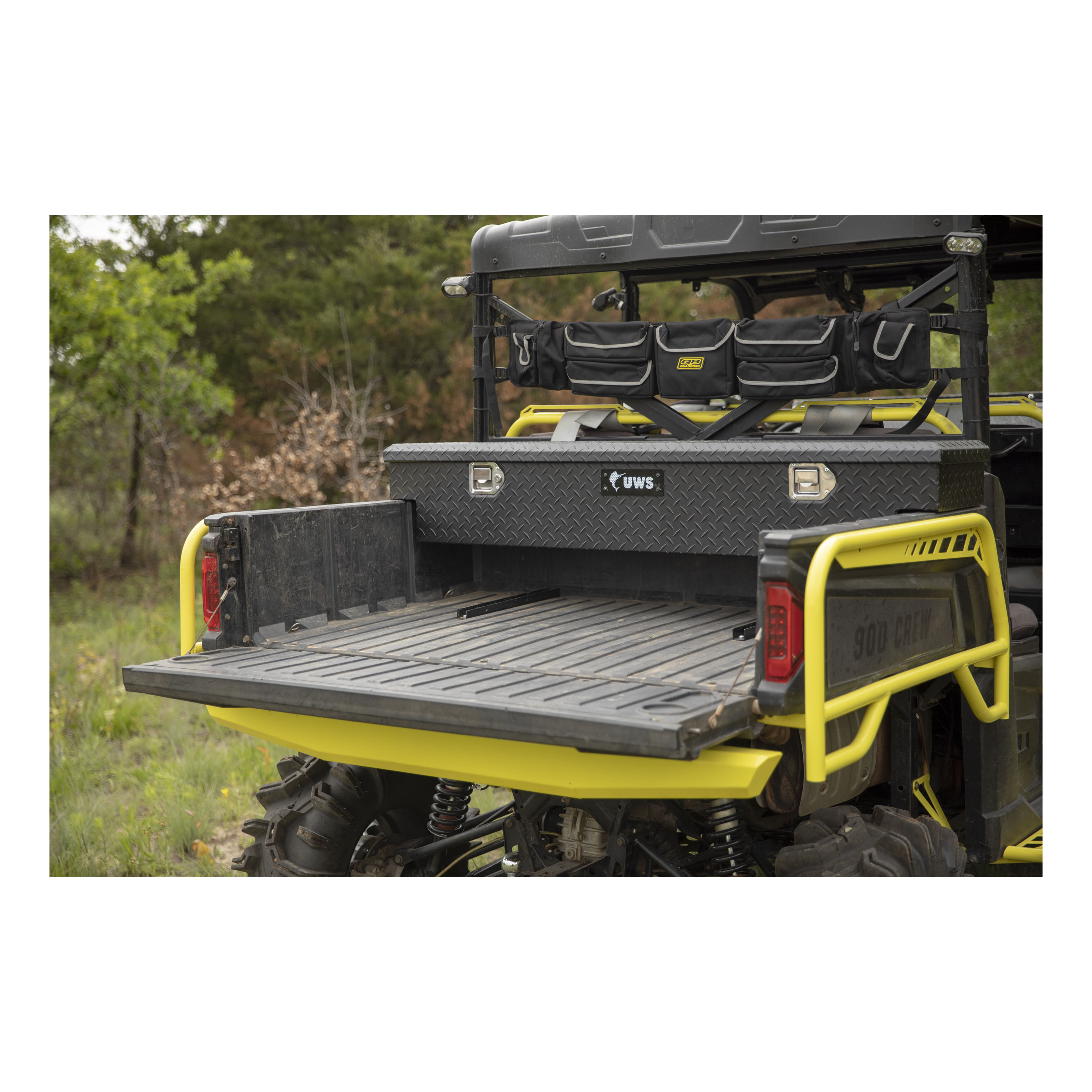 UWS EC10893 - UTV Tool Box, Matte Black Powder Coat