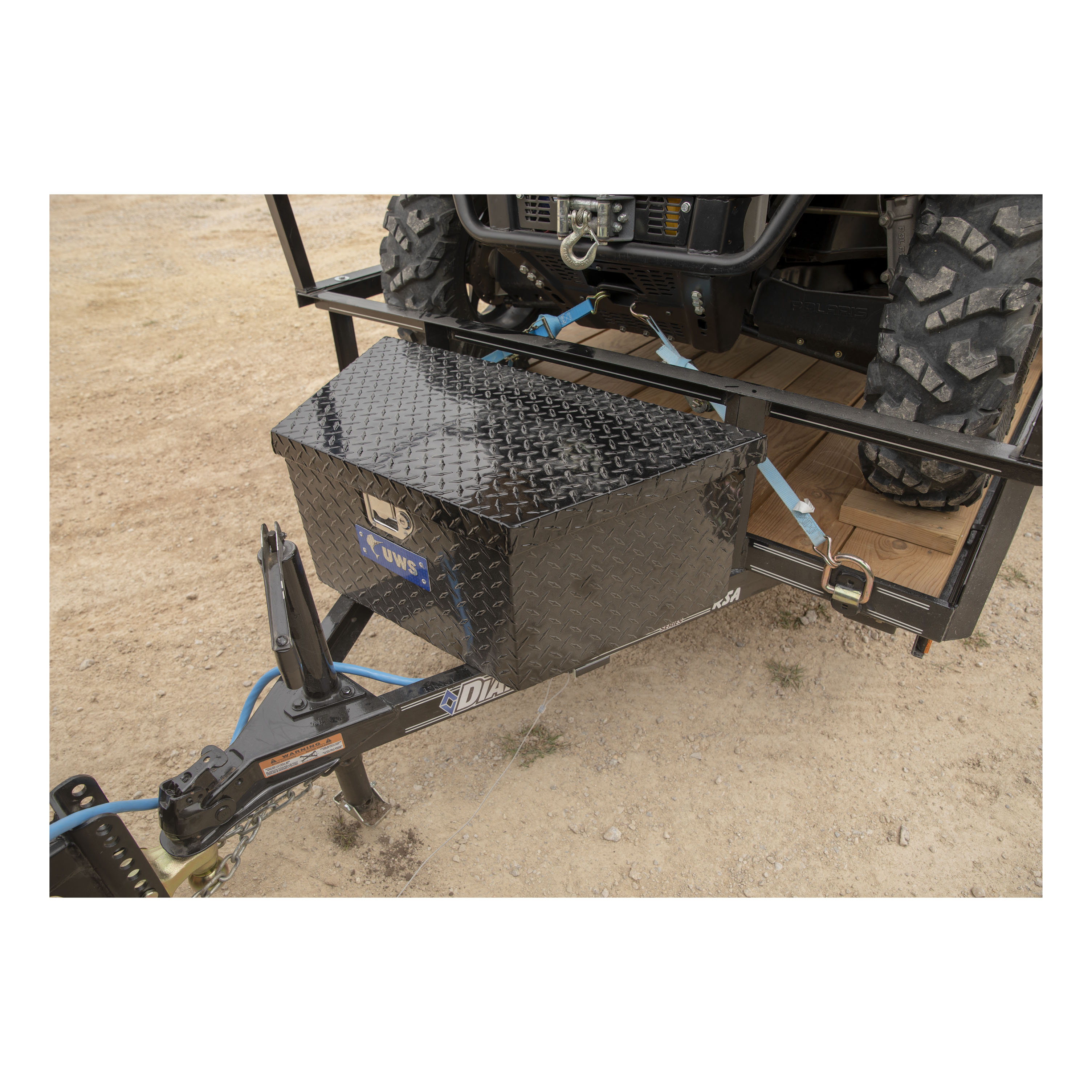 UWS EC20422 - Trailer Tongue Box, Gloss Black Powder Coat